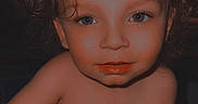 Kaidyn is registered to the contest to win money with this photo: baby, bodypart, cartoon, clothing, couch, dress, face, finger, food, furniture, hand, happy, head, mouth, person, photography, portrait, shoulder, skin, smile