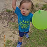 Kaidyn is registered to the contest to win money with this photo: ball, balloon, boy, child, clothing, face, football, footwear, head, male, person, photography, portrait, shoe, soccer, soccerball, sphere, sport, summer, t_shirt
