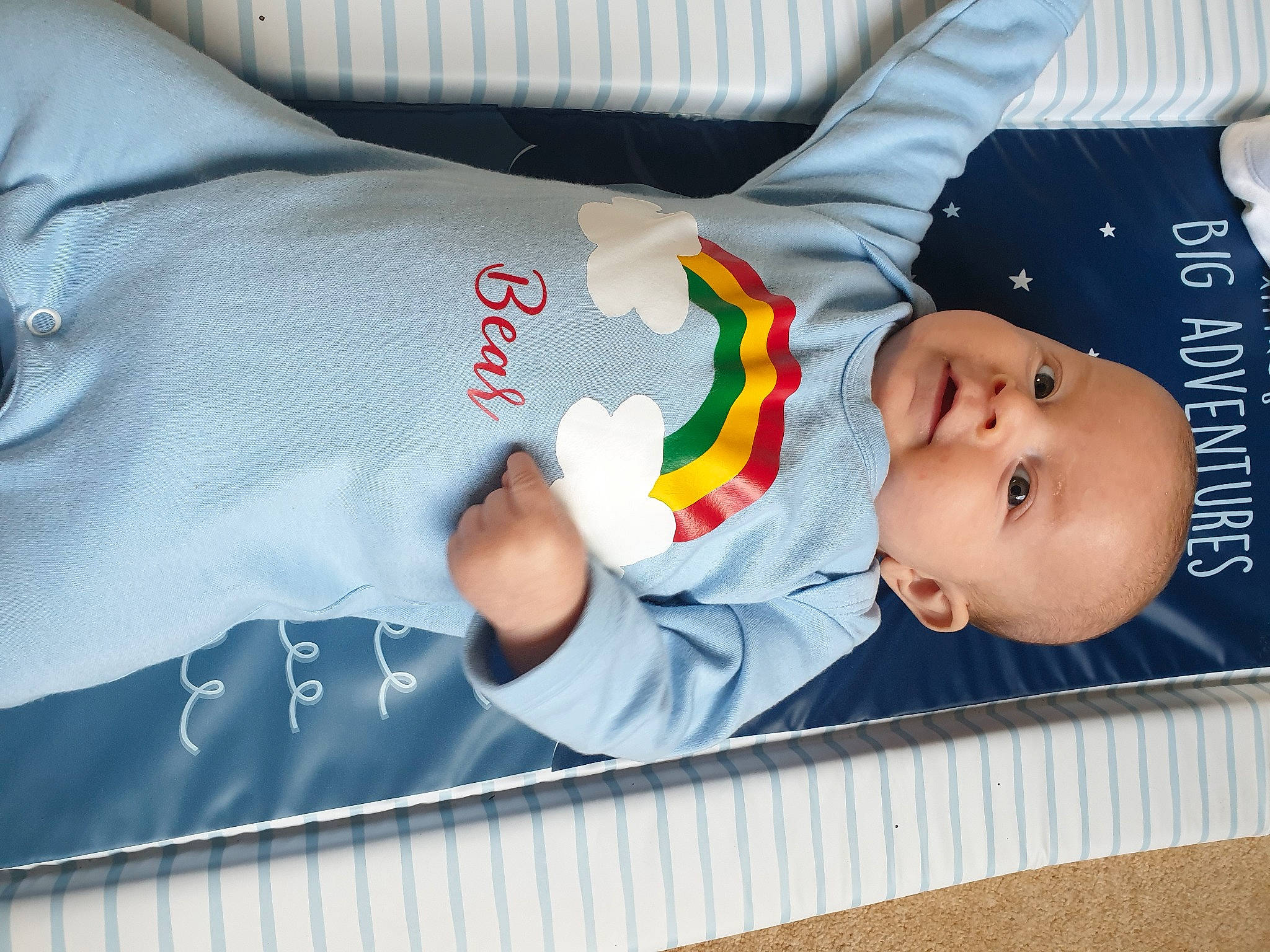 Bear is registered to the contest to win money with this photo: baby, baby_products, baby_safety, baby_toddler_clothing, bedtime, child, infant_bed, person, product, toddler