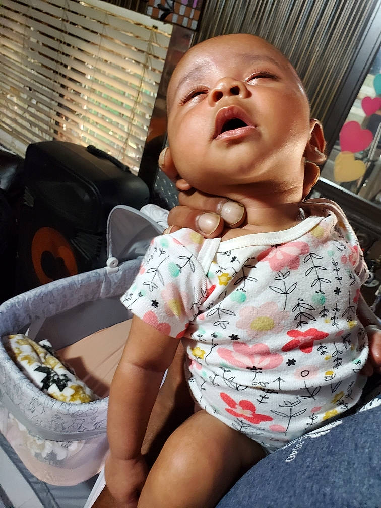 Aliza joined the competition — help win amazing prizes! baby, cheek, child, chin, cool, finger, fun, happy, head, human_body, human_leg, lip, mouth, neck, person, shoulder, skin, sleeve, t_shirt, thigh