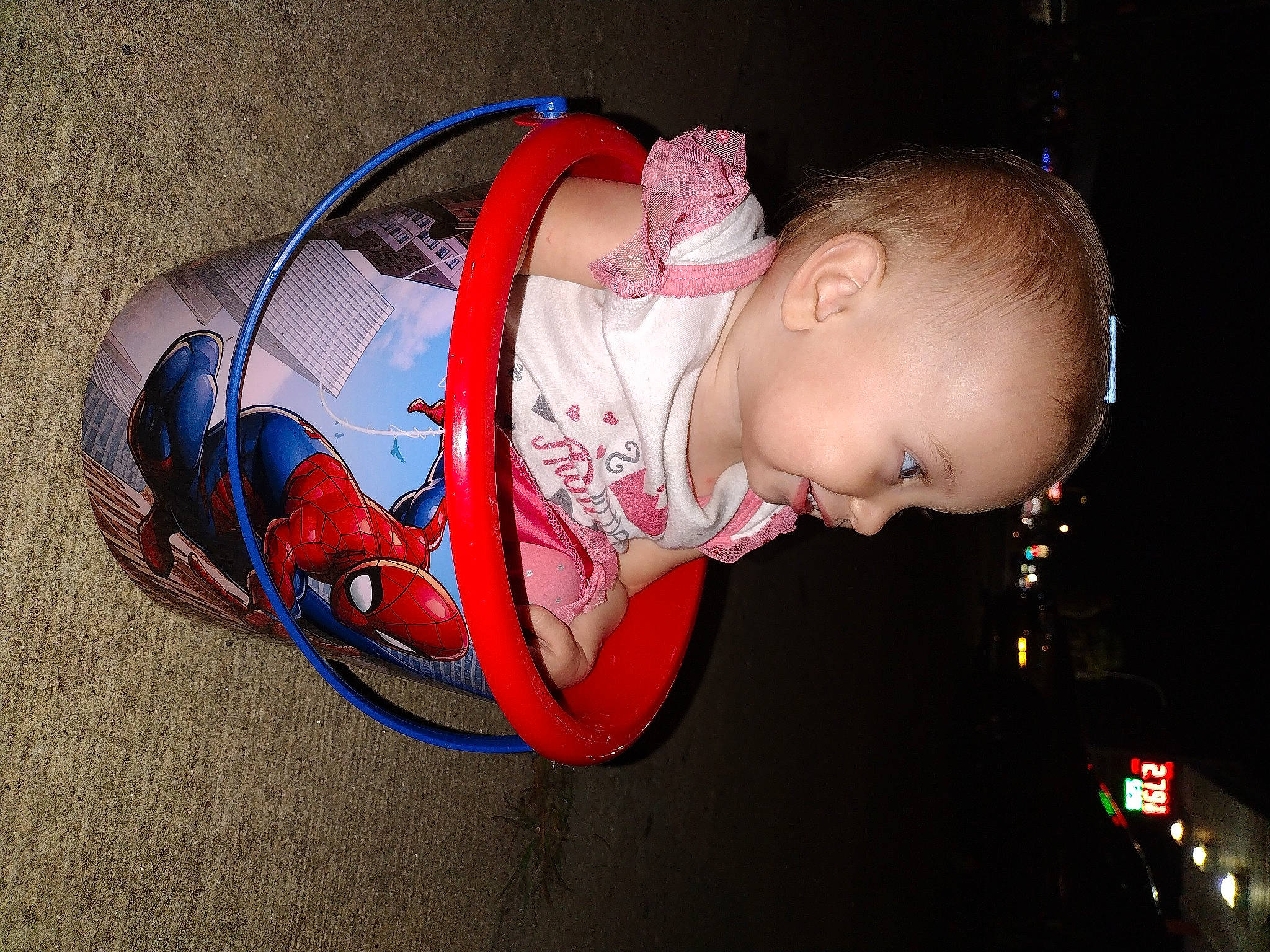 Skylar joined the competition — help win amazing prizes! baby, baby_carriage, baby_products, baby_toddler_clothing, baby_toys, carmine, cheek, child, event, flash_photography, fun, pattern, person, personal_protective_equipment, play, sitting, toddler