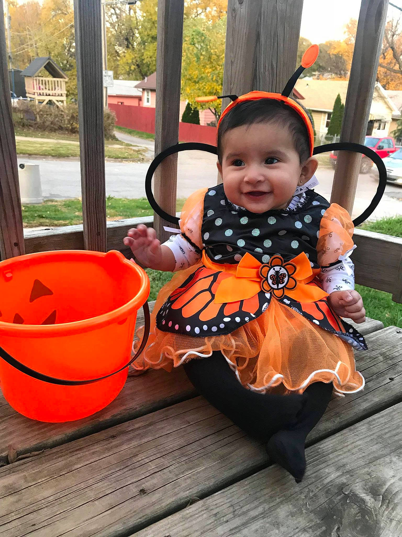 Clarissa joined the competition — help win amazing prizes! child, person, pumpkin, toddler