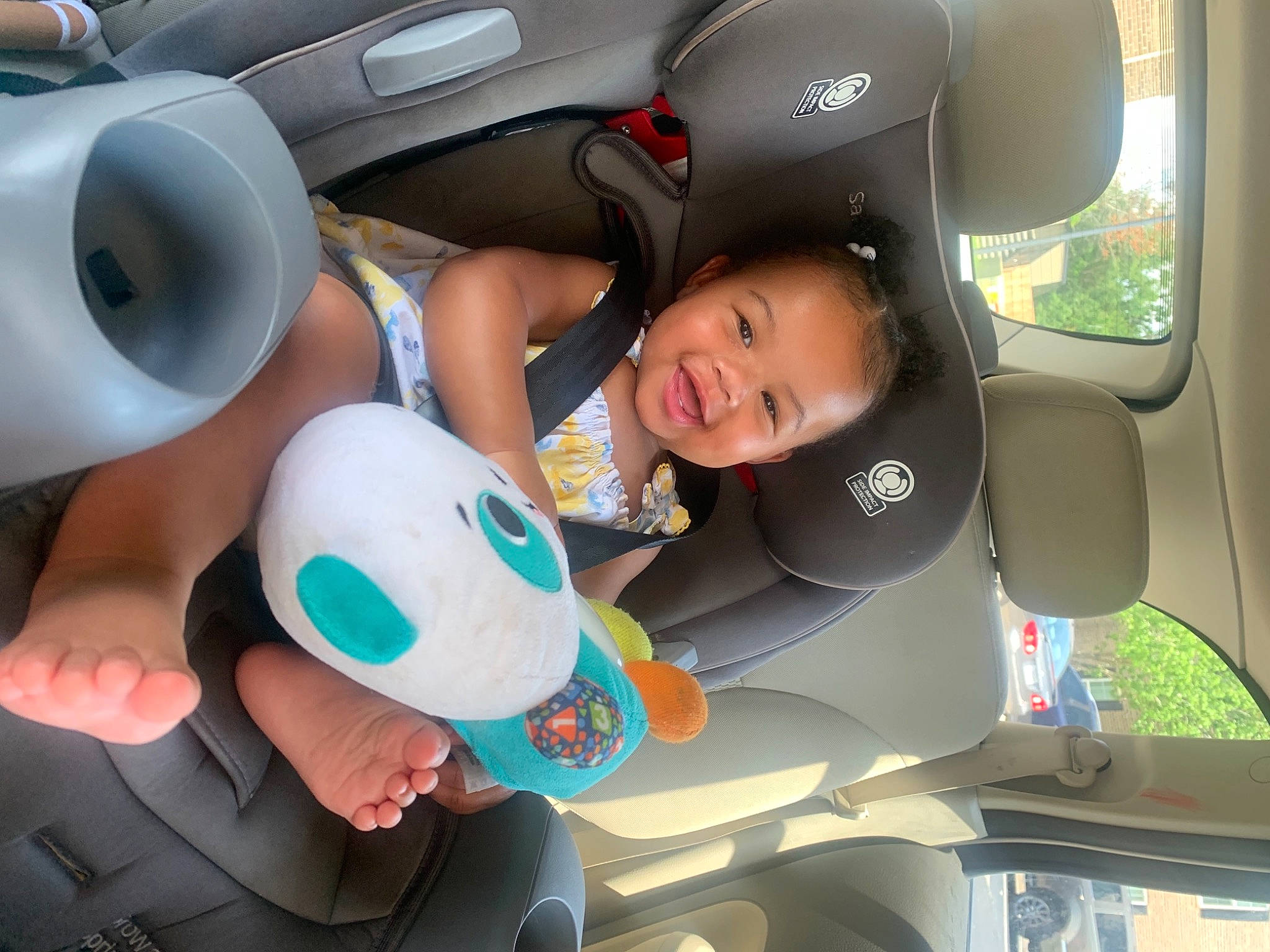 Kamari joined the competition — help win amazing prizes! auto_part, automotive_design, automotive_exterior, automotive_mirror, car, car_seat, car_seat_cover, head_restraint, light, mode_of_transport, motor_vehicle, person, personal_luxury_car, smile, snapshot, steering_part, steering_wheel, toddler, vehicle, vehicle_door