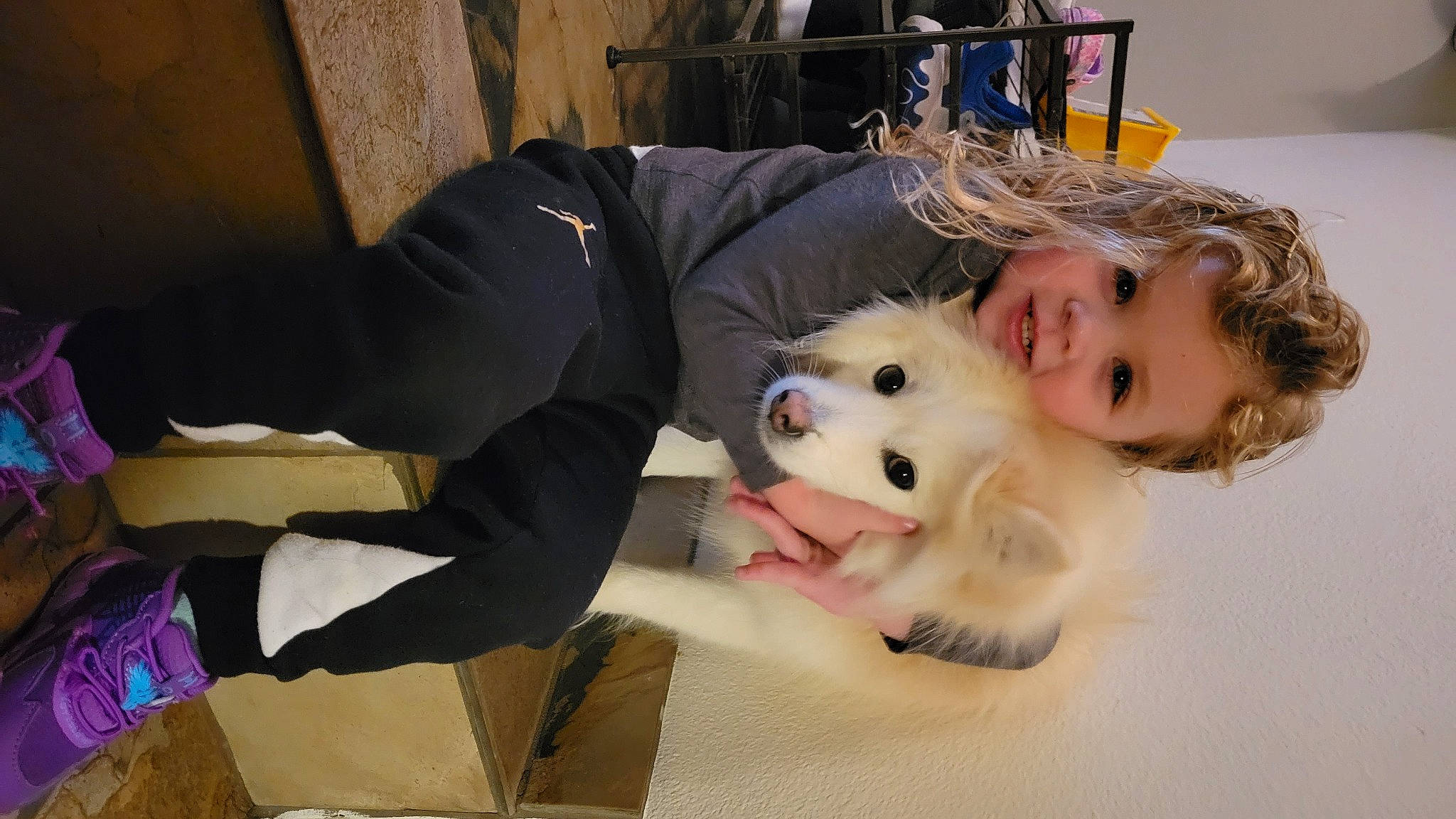 Reya joined the competition — help win amazing prizes! canidae, carnivore, chair, child, companion_dog, dog, dog_breed, dog_supply, fawn, flooring, fun, fur, german_spitz, happy, non_sporting_group, person, pomeranian, sitting, smile, spitz