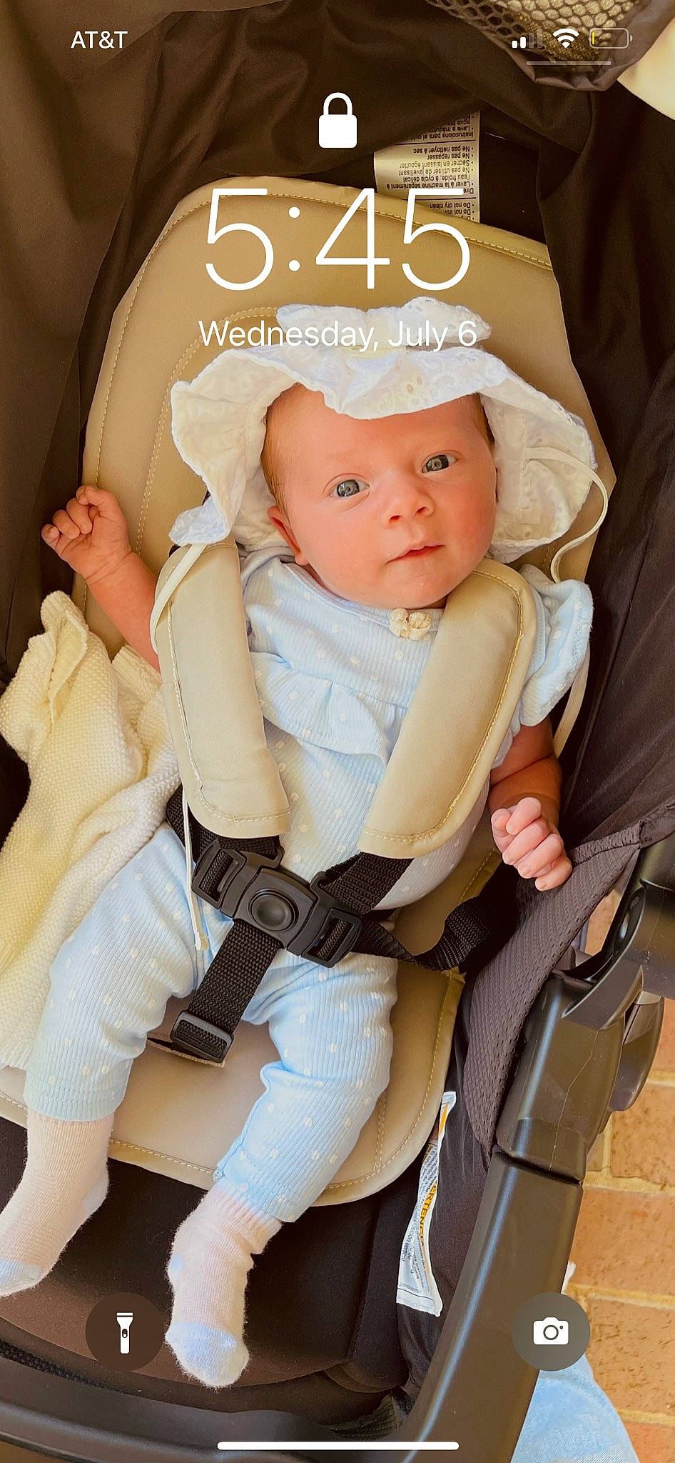 Heidi Brooke Turner is registered to the contest to win money with this photo: baby, baby_carriage, baby_products, baby_safety, baby_toddler_clothing, cheek, child, comfort, eye, face, finger, gesture, head, headwear, person, product, sitting, skin, thigh, thumb