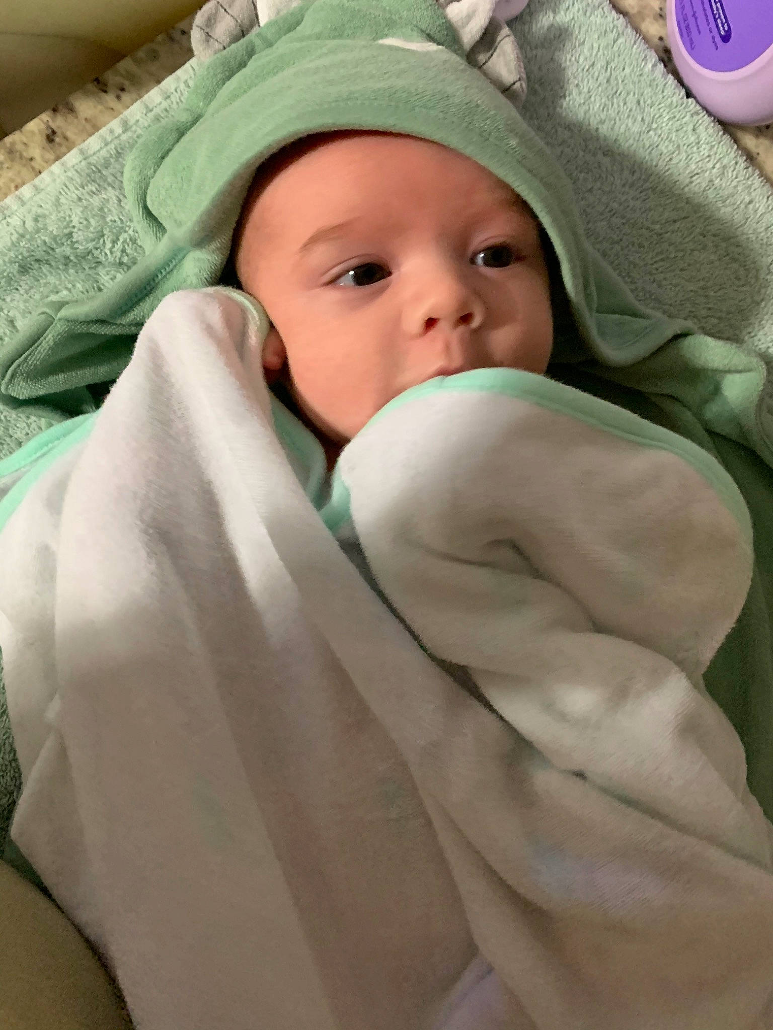 Fletcher joined the competition — help win amazing prizes! baby, birth, child, headwear, person, skin, toddler