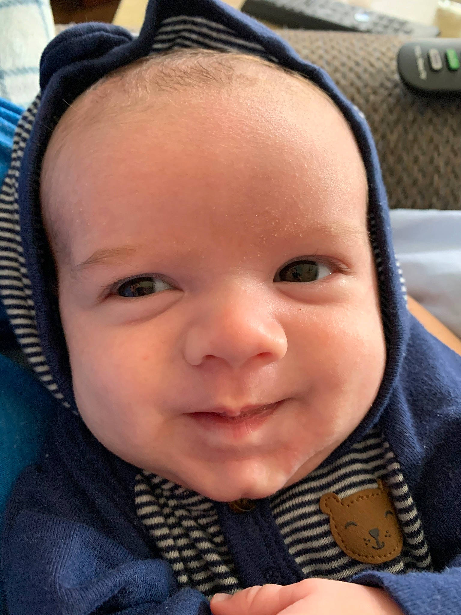 Fletcher joined the competition — help win amazing prizes! baby, cheek, child, chin, ear, eyebrow, face, forehead, head, joy, lip, mouth, nose, person, skin, smile, toddler
