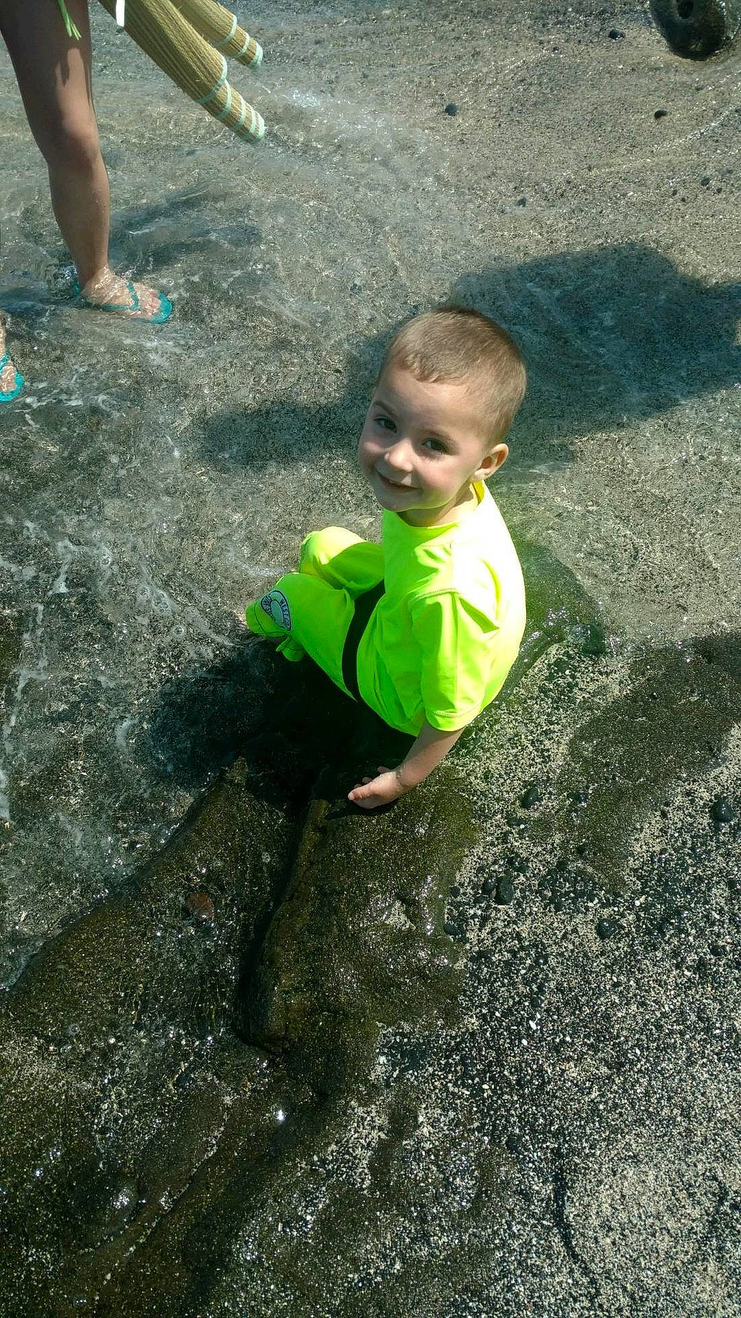 Caleb is registered to the contest to win money with this photo: adventure, boy, child, fun, girl, grass, green, joy, leisure, person, plant, play, recreation, sand, toddler, tree, vacation, vertebrate, water