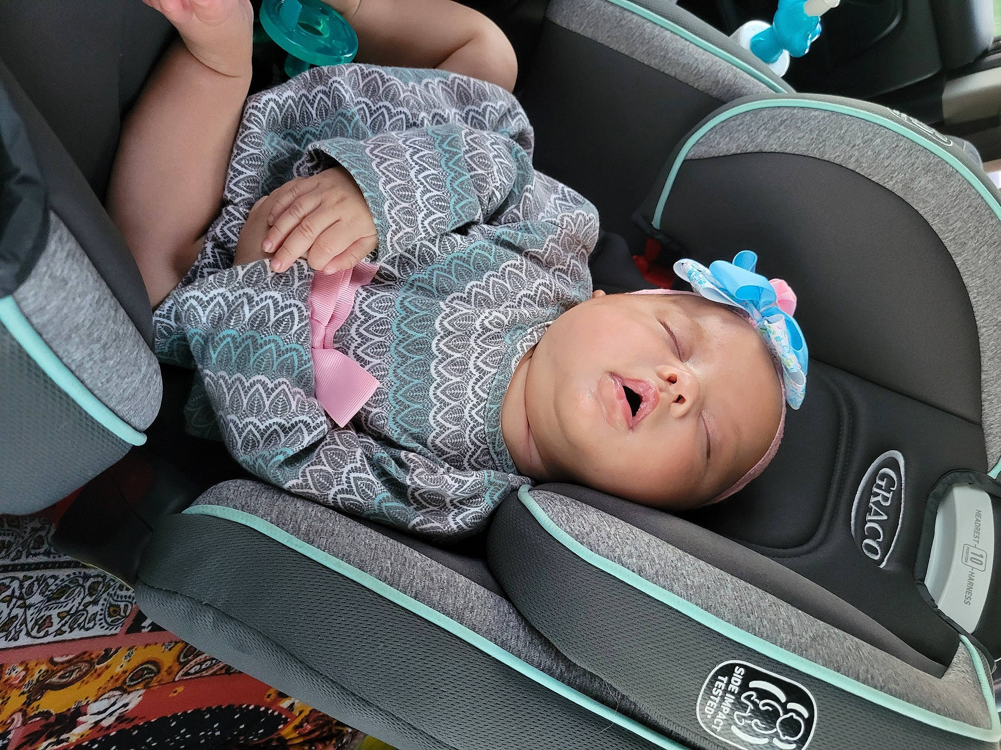 Ivory joined the competition — help win amazing prizes! auto_part, automotive_design, baby, baby_carriage, baby_in_car_seat, baby_products, baby_toddler_clothing, car_seat, child, comfort, grass, head_restraint, headwear, human_leg, motor_vehicle, pattern, person, sitting, thigh, toddler