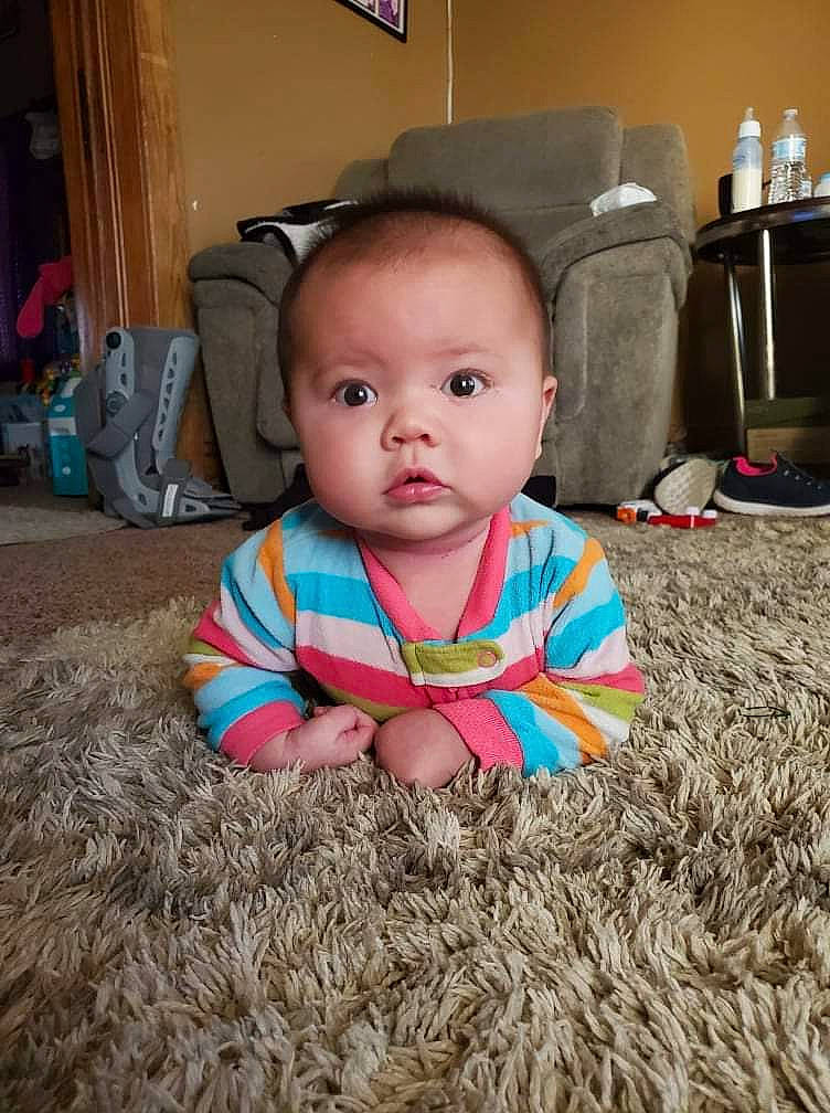 Ivory joined the competition — help win amazing prizes! baby, baby_toddler_clothing, chair, cheek, child, chin, comfort, crawling, floor, flooring, fun, fur, grass, hardwood, iris, living_room, person, room, sitting, toddler