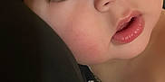 Weston joined the competition — help win amazing prizes! adorable, baby, black_background, child, close_up, curious, cute, expression, eyelashes, eyes, face, head, infant, lips, portrait, resting, rosy_cheeks, skin, soft_lighting, young_child