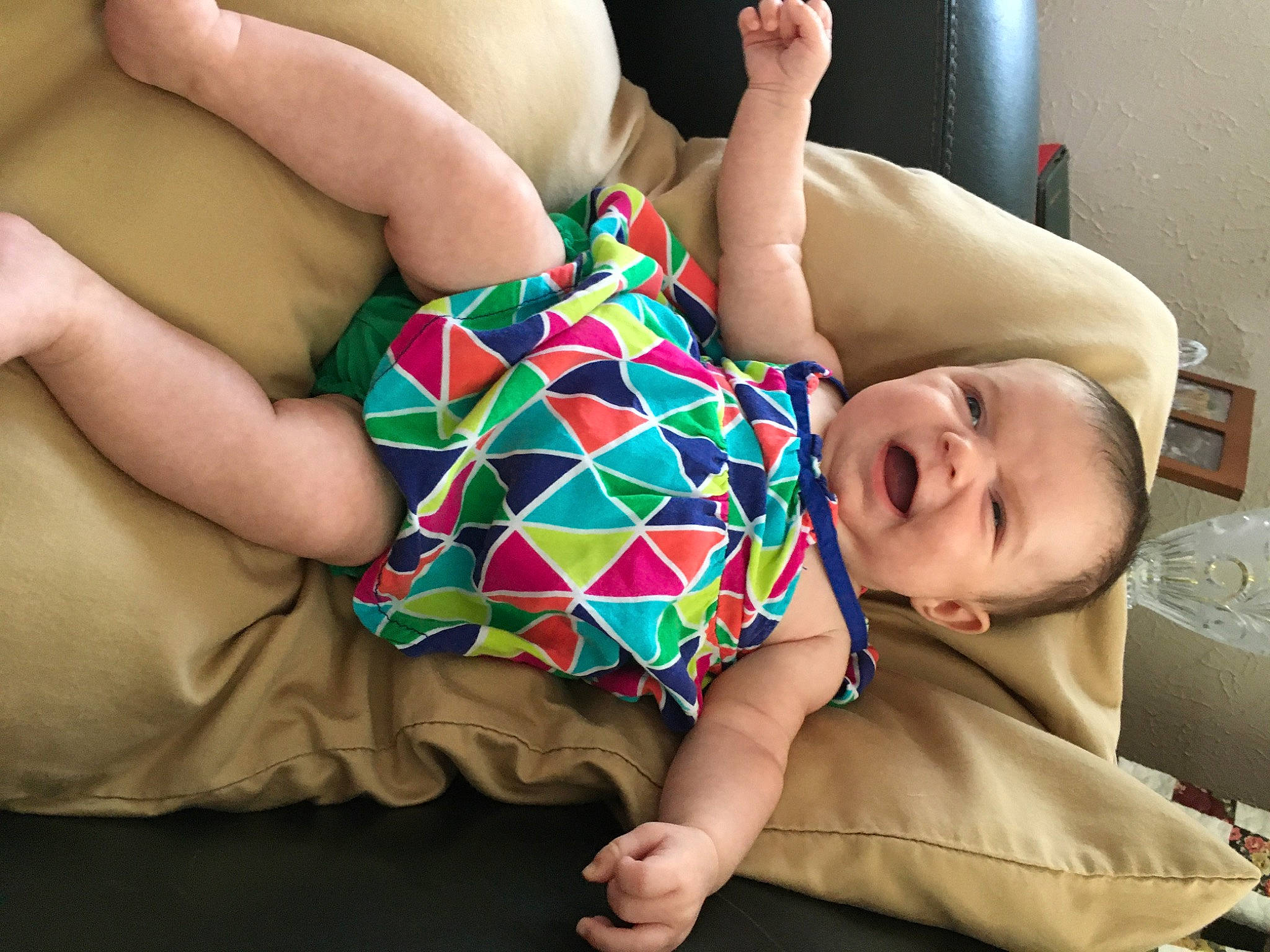 Jenna joined the competition — help win amazing prizes! arm, baby, child, design, ear, furniture, glasses, hand, human, joint, leg, linens, muscle, nap, pattern, person, play, product, sitting, sleep