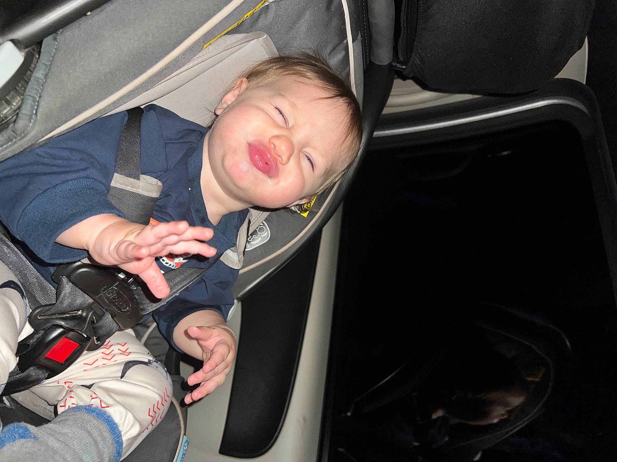 Cash joined the competition — help win amazing prizes! auto_part, automotive_design, automotive_exterior, baby, baby_carriage, baby_products, camera, car_seat, car_seat_cover, child, comfort, family_car, luxury_vehicle, motor_vehicle, person, personal_luxury_car, seat_belt, sitting, toddler, vehicle_door