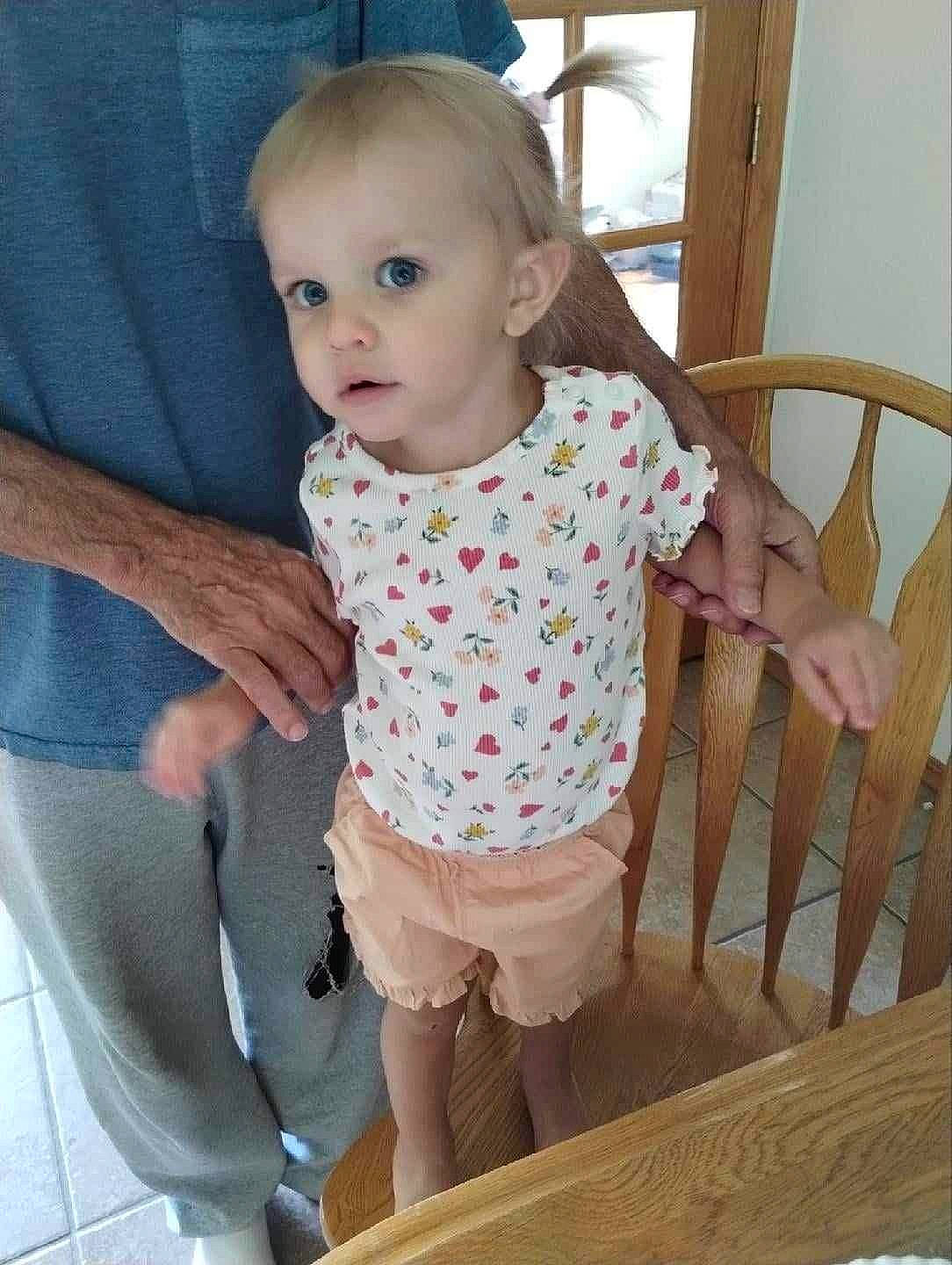 Octavia joined the competition — help win amazing prizes! baby, baby_safety, baby_toddler_clothing, beauty, chair, cheek, child, comfort, finger, leg, pattern, person, product, sitting, skin, sleeve, standing, t_shirt, thigh, toddler