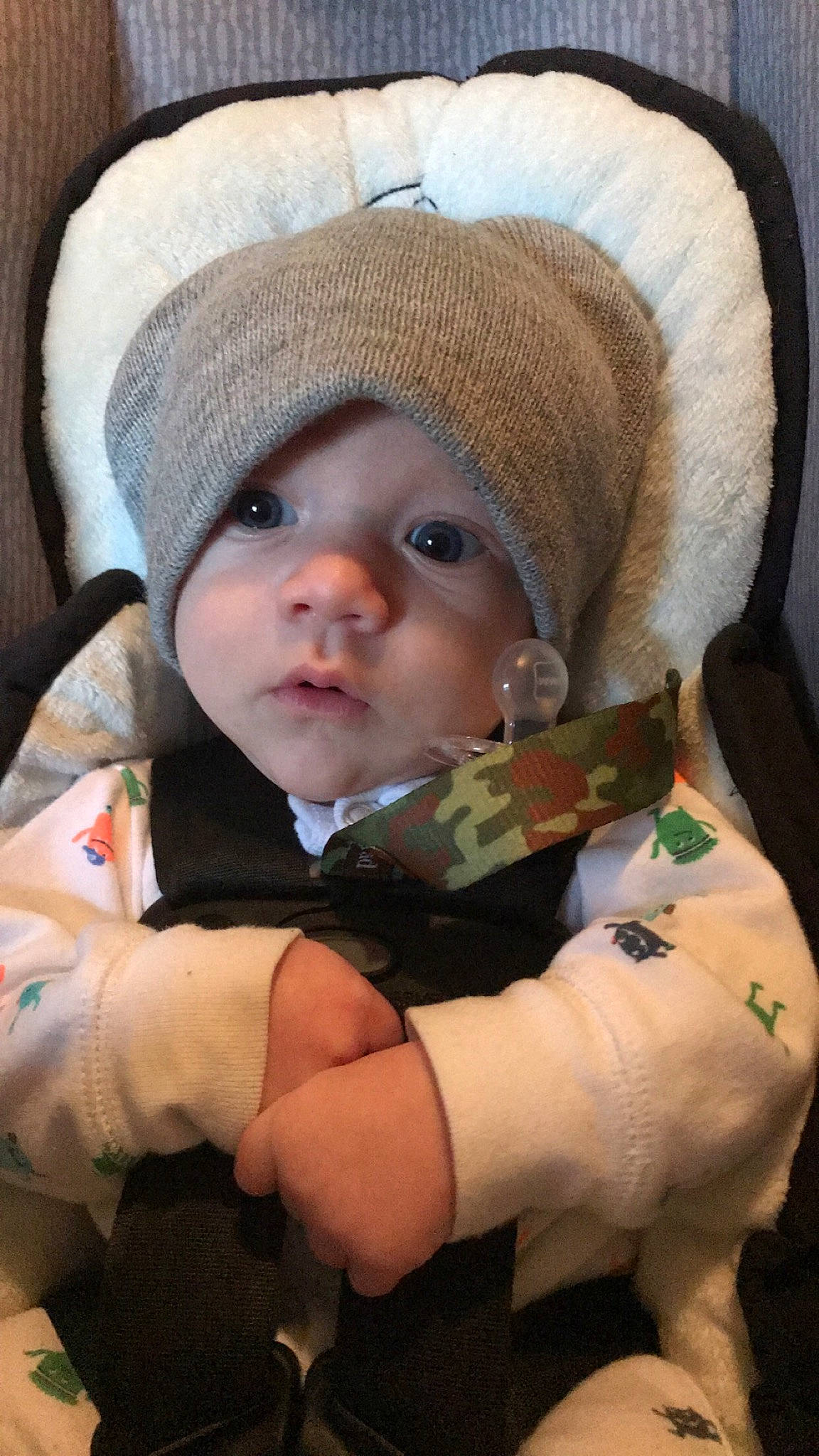 Dallas James joined the competition — help win amazing prizes! child, eye, headgear, infant, person, product, skin, textile, toddler