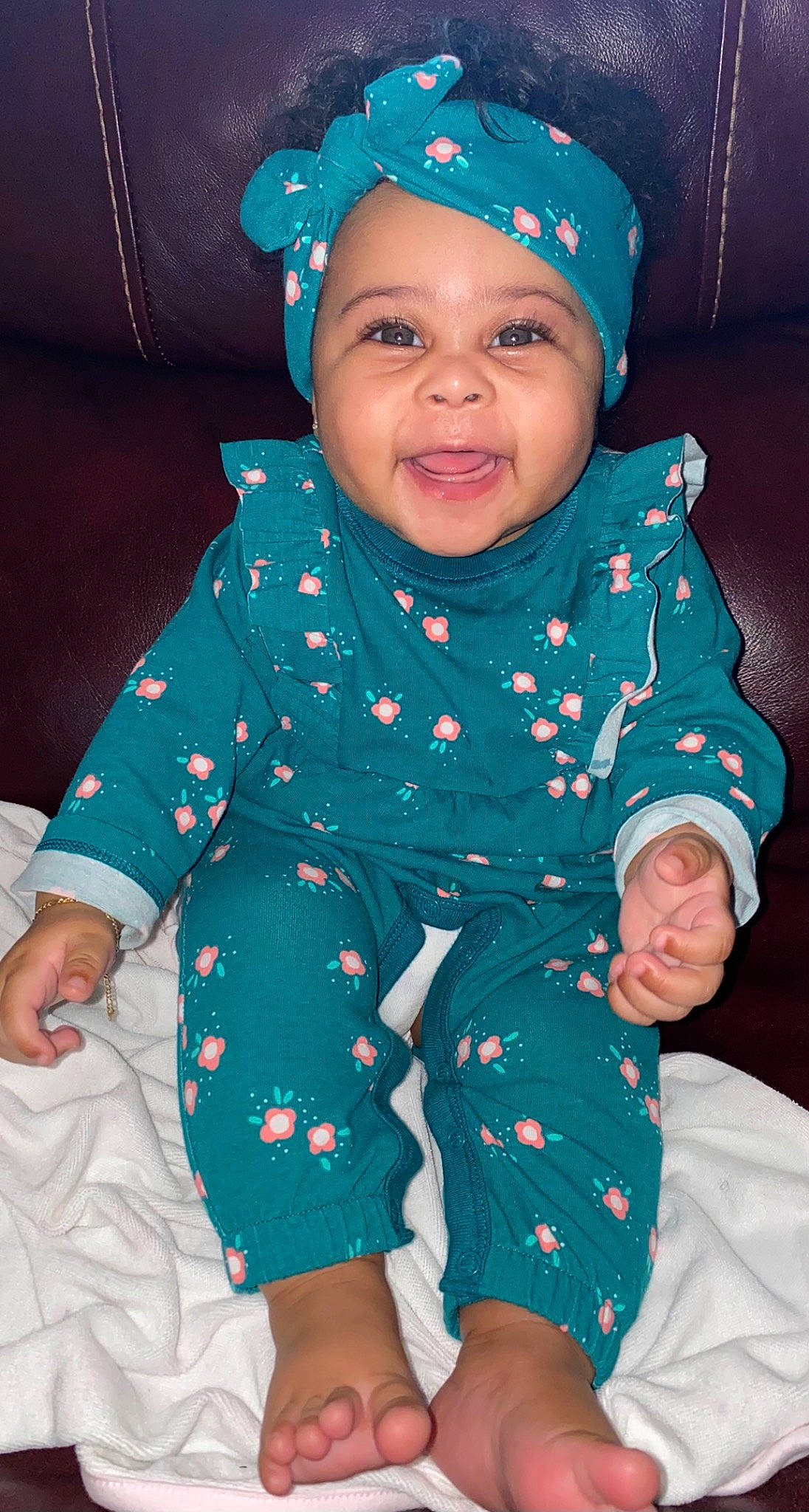 Layonna joined the competition — help win amazing prizes! azure, baby, baby_toddler_clothing, blue, cap, cheek, eye, face, finger, green, happy, head, headwear, organ, person, pink, product, red, skin, sleeve