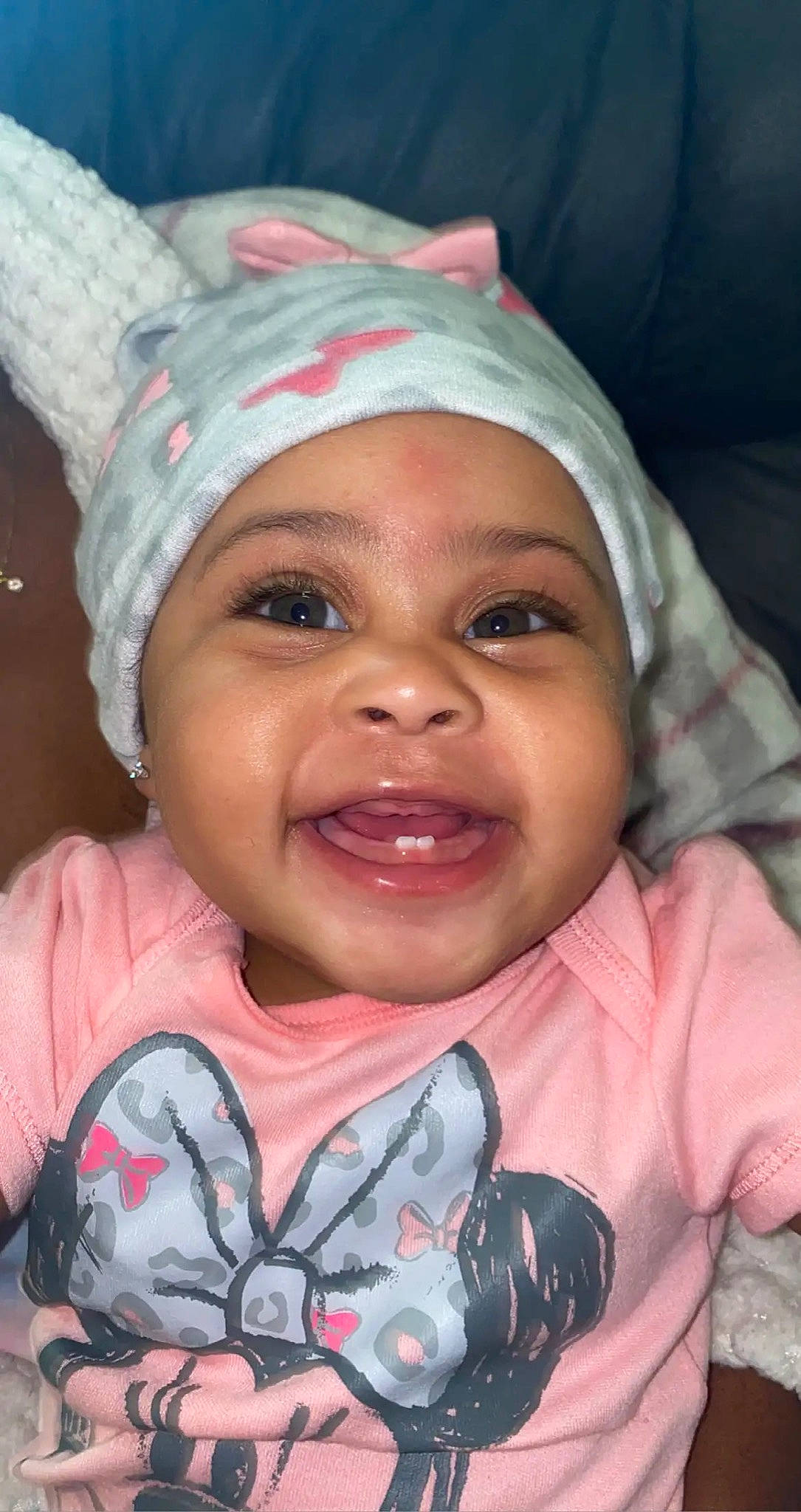 Layonna joined the competition — help win amazing prizes! baby, cheek, chin, cool, eye, eyebrow, fun, gesture, happy, headgear, headwear, human_body, iris, lip, mouth, nose, person, pink, skin, smile