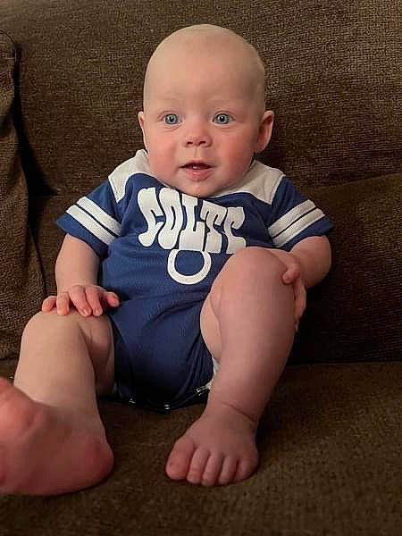 Kyson is registered to the contest to win money with this photo: arm, baby, baby_toddler_clothing, cheek, chin, comfort, eye, head, human_body, joint, knee, leg, mouth, neck, person, shoulder, skin, sleeve, standing, stomach