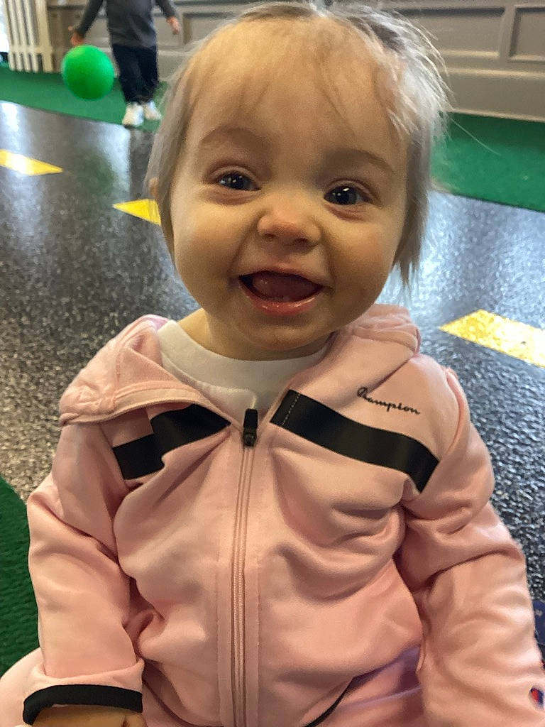 Tymber joined the competition — help win amazing prizes! baby, baby_toddler_clothing, bow_tie, cheek, child, fictional_character, flooring, fun, happy, laugh, nose, person, skin, sleeve, smile, t_shirt, toddler, uniform