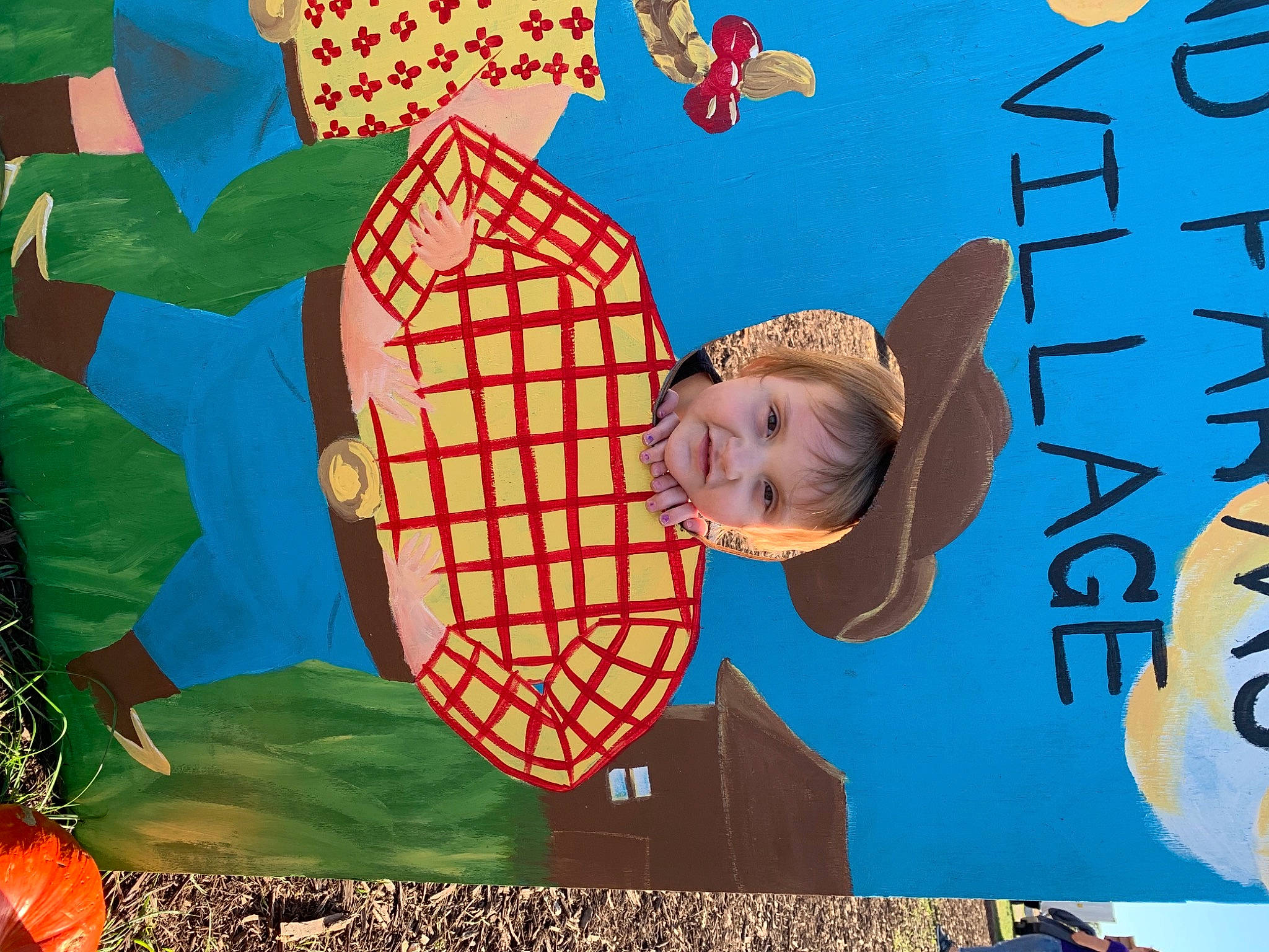 Indigo is registered to the contest to win money with this photo: art, child, creative_arts, font, fun, graffiti, graphics, happy, hat, illustration, mural, orange, organism, paint, painting, pattern, person, smile, toddler, visual_arts