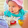 Anaé participe au concours pour gagner de l'argent avec cette photo : baby, child, hat, pink_hat, tongue_out, blue_shirt, toy_giraffe, toy_rattle, colorful_toys, playful, close_up, indoor, infant, cute, portrait, smiling, baby_toys, soft_focus, headwear, happy