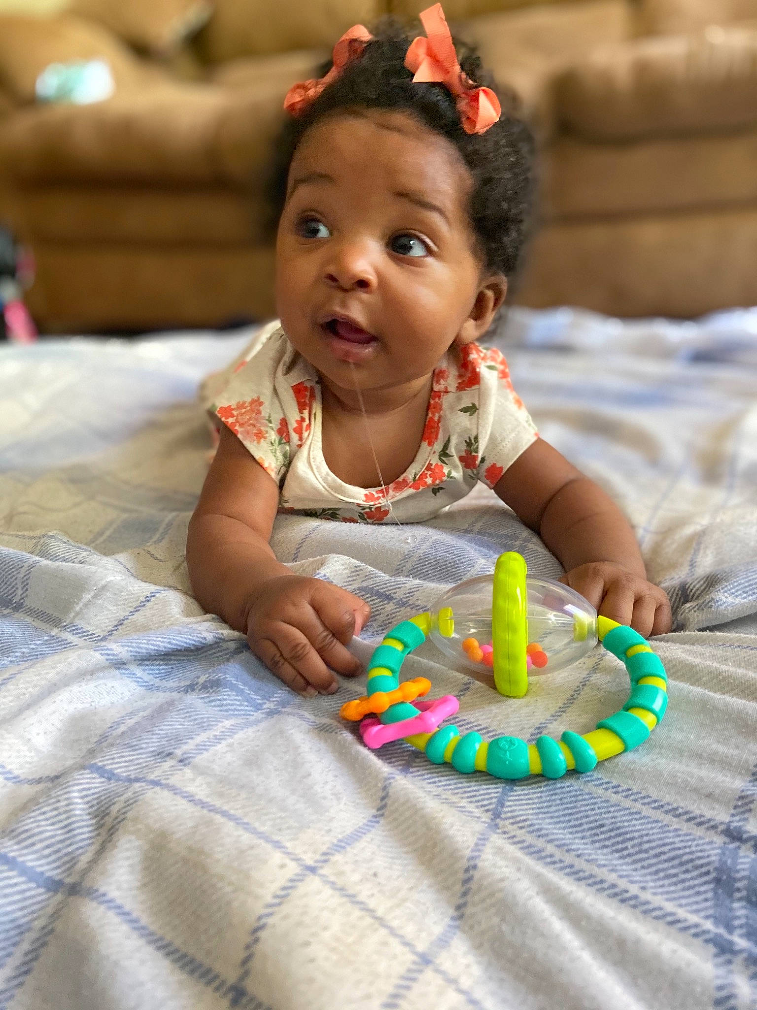 Demya joined the competition — help win amazing prizes! baby, baby_toddler_clothing, birthday, child, comfort, dress, event, face, fun, happy, head, linens, party, person, play, room, sitting, surprise, sweetness, toddler