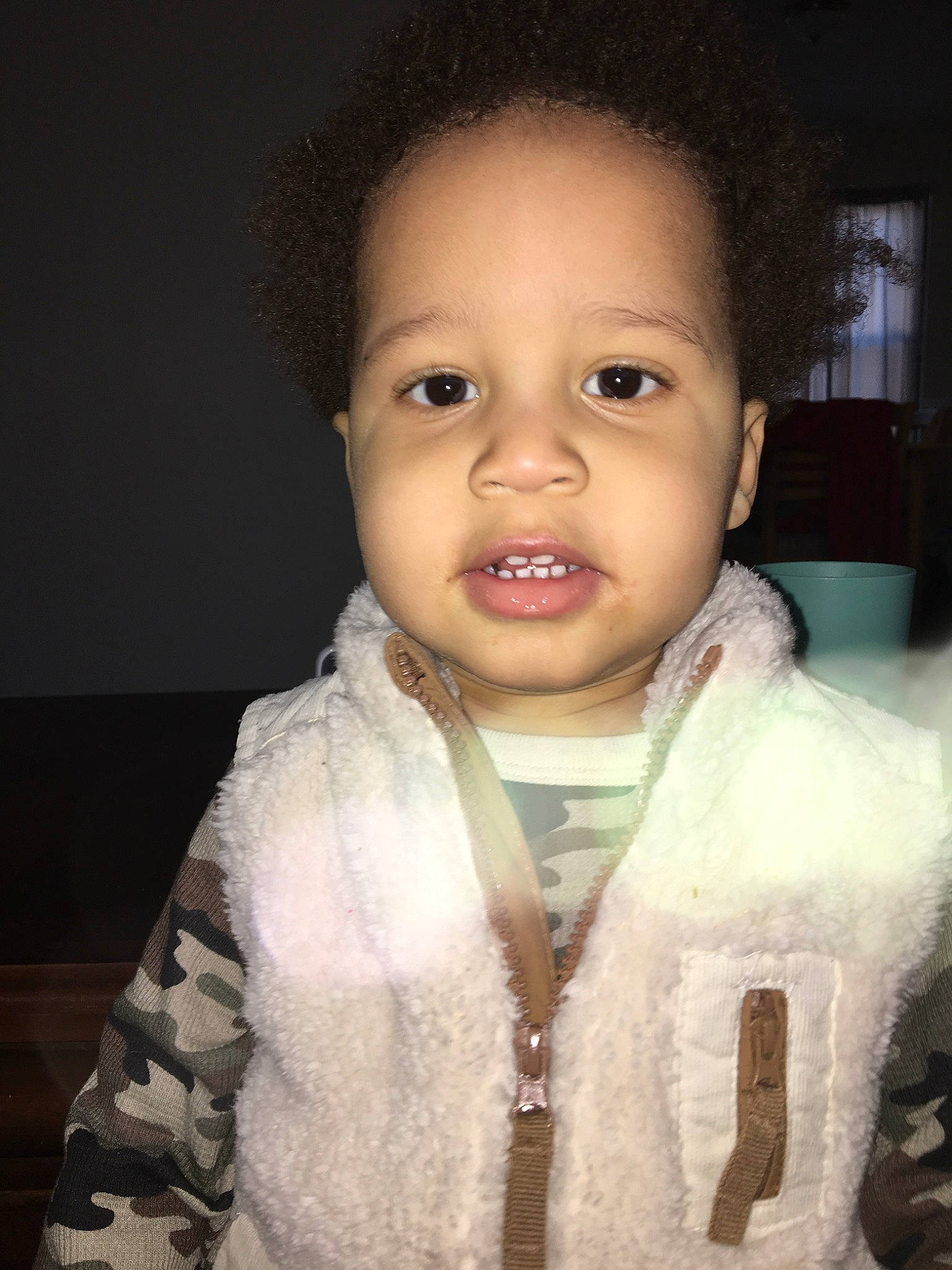 Francisco joined the competition — help win amazing prizes! baby, cheek, child, chin, eye, eyebrow, face, facial_expression, forehead, head, iris, jaw, lip, nose, outerwear, person, skin, smile, toddler