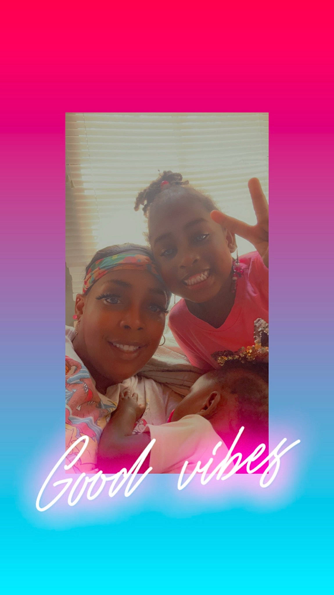 Amira joined the competition — help win amazing prizes! advertising, art, child, circle, event, font, fun, graphic_design, happy, headwear, joy, leisure, love, magenta, peach, person, photo_caption, photographic_paper, pink, room