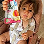 Loane participe au concours pour gagner de l'argent avec cette photo : baby, child, clothing, curious, expression, face, floor, food, hand, high_chair, indoor, kitchen, messy, person, seat, sitting, snack_pouch, straps, toddler, young_child