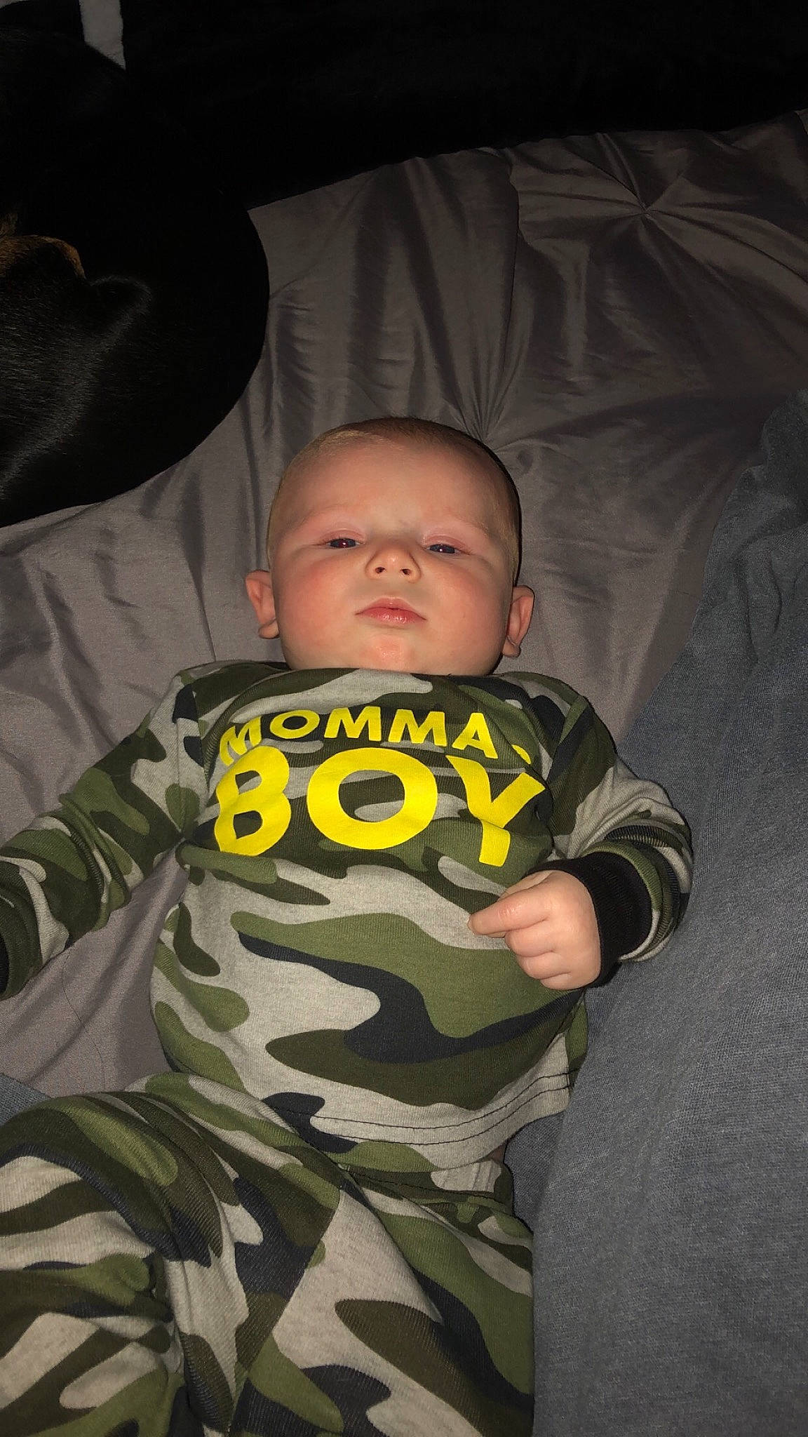 Nikolas joined the competition — help win amazing prizes! arm, baby, camouflage, child, design, head, military_camouflage, pattern, person, toddler