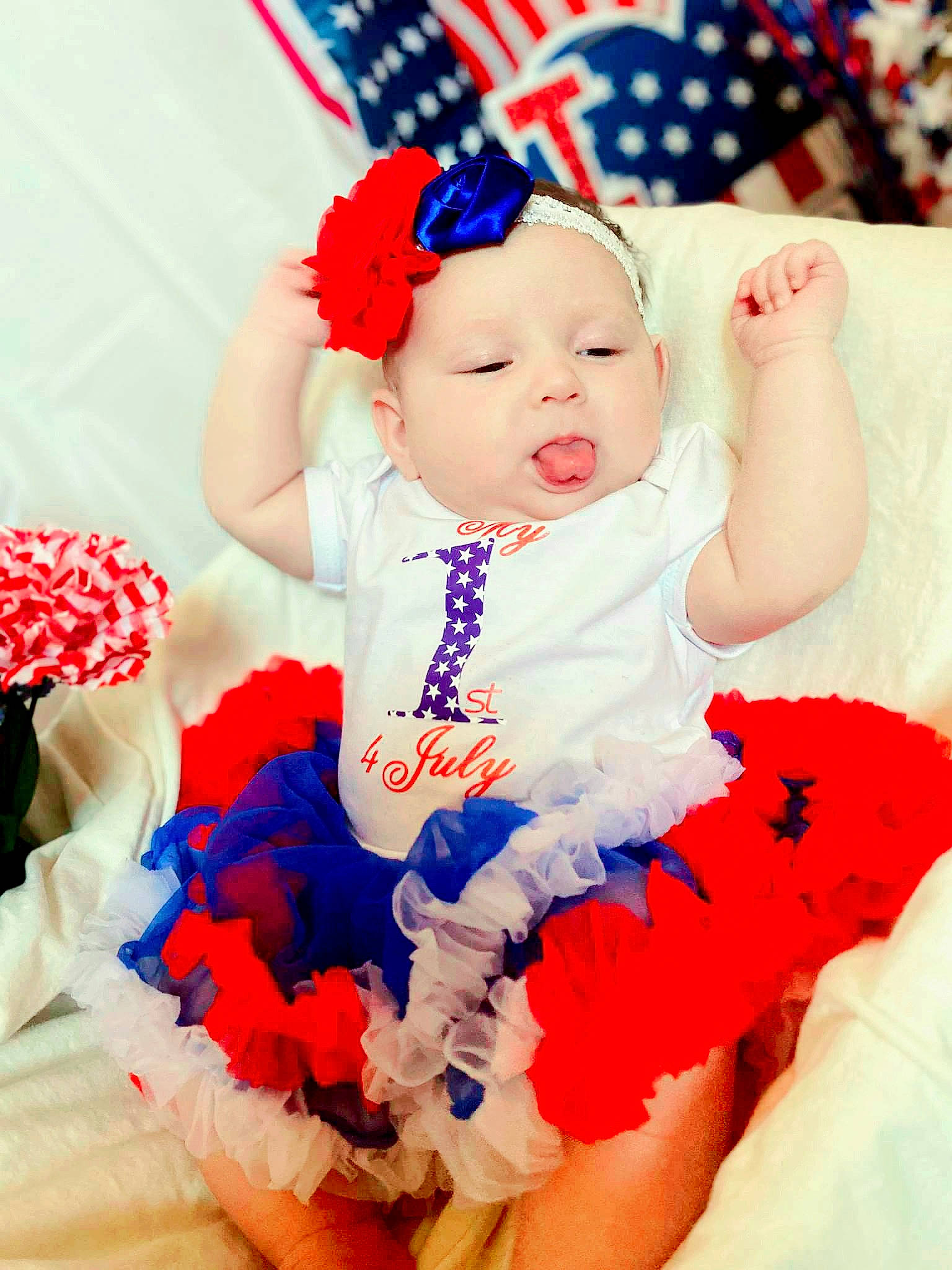 Hayley is registered to the contest to win money with this photo: baby, baby_toddler_clothing, child, costume, costume_hat, day_dress, electric_blue, fashion_accessory, fun, happy, hat, headband, headpiece, headwear, magenta, pattern, person, pink, red, sleeve