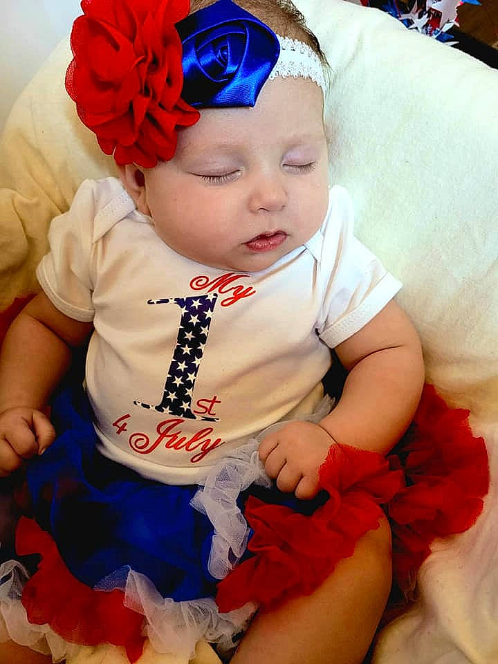 Hayley joined the competition — help win amazing prizes! baby, baby_toddler_clothing, blue, cap, child, dress, eye, goggles, happy, hat, headgear, headwear, jewellery, lip, pattern, person, pink, red, skin, sleeve