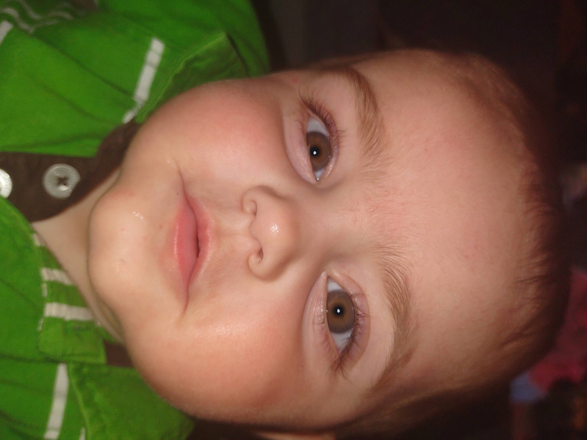 Loki joined the competition — help win amazing prizes! baby, baby_toddler_clothing, cheek, child, close_up, ear, eyelash, flash_photography, grass, happy, iris, lip, mouth, nose, person, plant, portrait_photography, skin, smile, toddler