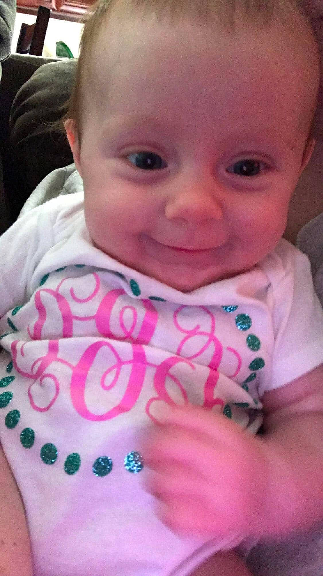 Lila joined the competition — help win amazing prizes! baby, baby_toddler_clothing, beauty, cheek, child, cool, eye, eyebrow, face, facial_expression, forehead, fun, head, lip, mouth, nose, person, pink, skin, smile