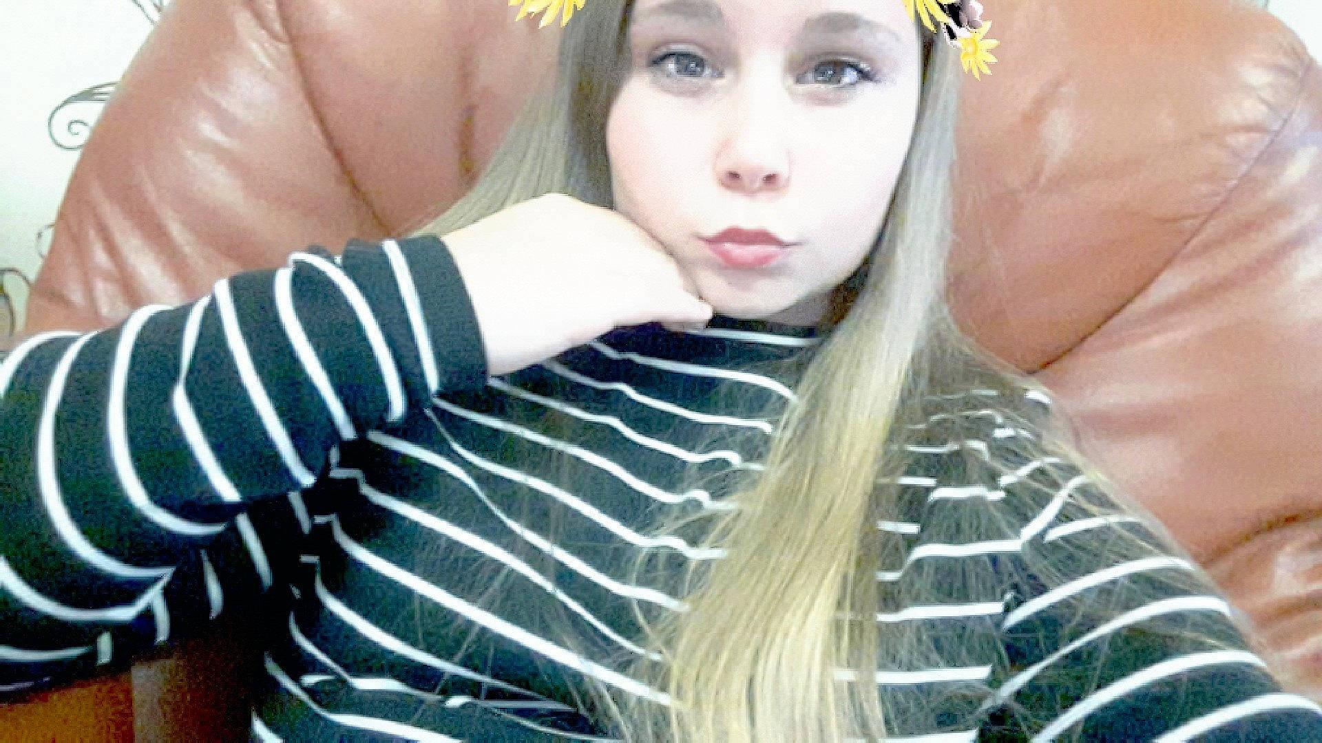 Shirley participe au concours pour gagner de l'argent avec cette photo :