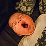 Rose a rejoint le concours — aidez-le/la à gagner de superbes lots ! baby, blanket, child, closeup, clothing, cozy, cute, face, indoors, infant, mouth_open, newborn, pattern, person, portrait, resting, sleeping, soft_light, warm, yawning