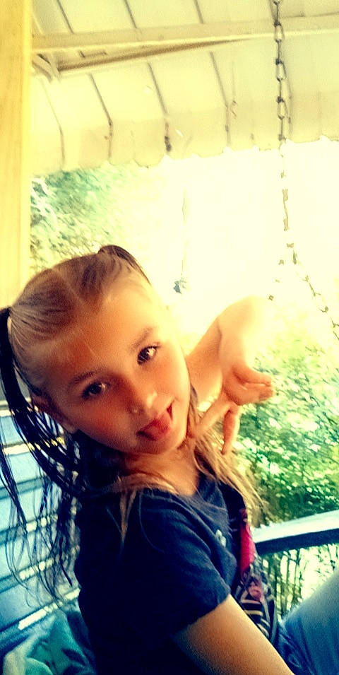 Alannah joined the competition — help win amazing prizes! blond, cheek, child, chin, cool, eyebrow, eyelash, fun, grass, happy, iris, leisure, lip, long_hair, nose, person, shoulder, skin, smile, t_shirt