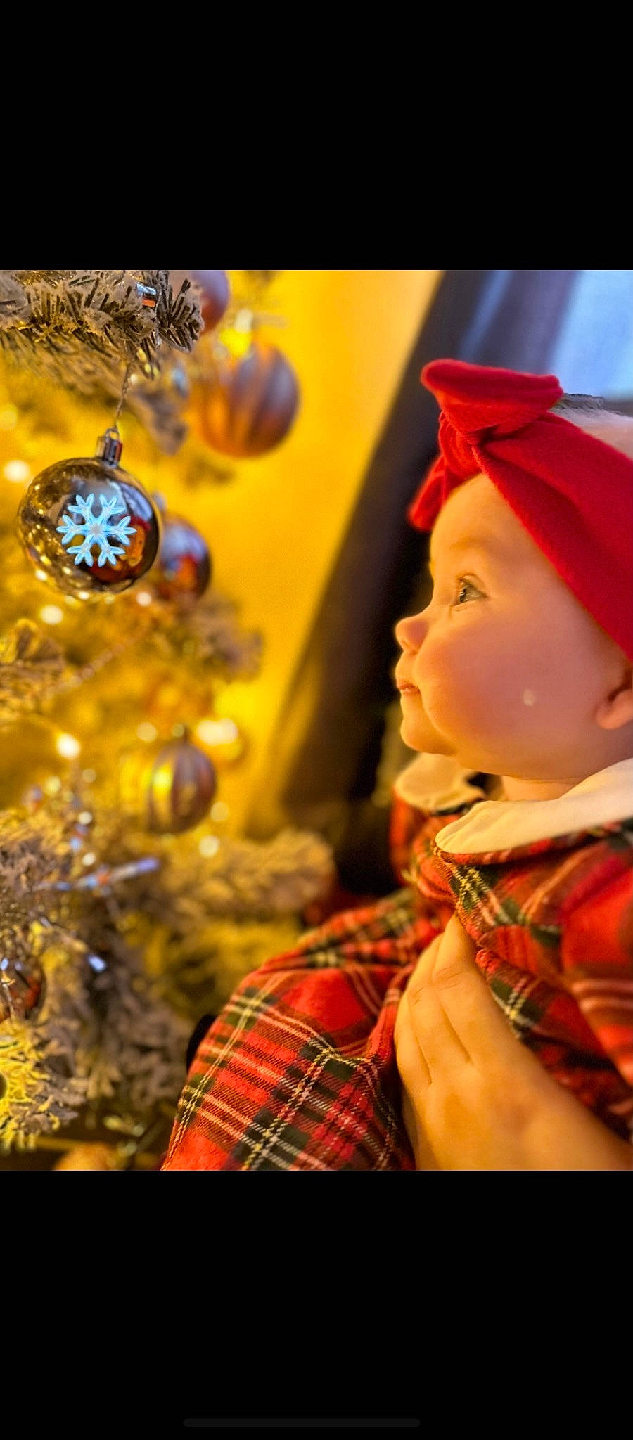 Isla-rose joined the competition — help win amazing prizes! art, cap, christmas, christmas_decoration, christmas_eve, christmas_ornament, christmas_tree, doll, event, happy, holiday, holiday_ornament, interior_design, ornament, pattern, person, plaid, tartan, toddler, toy