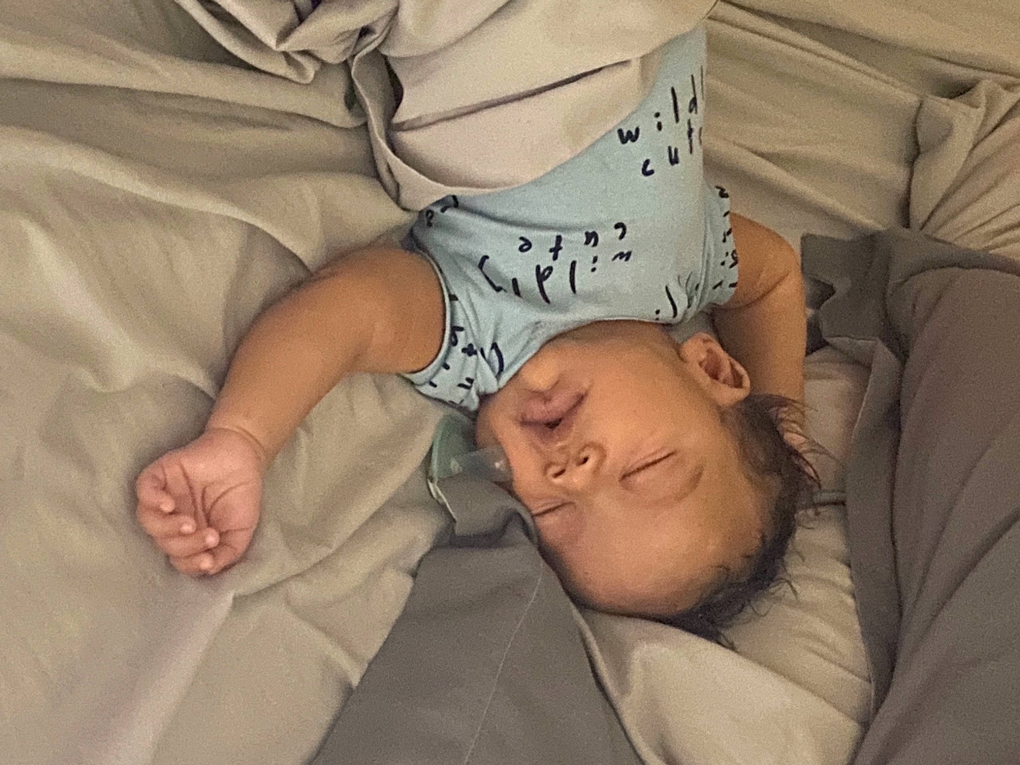 Zavian joined the competition — help win amazing prizes! abdomen, baby, bedtime, chest, child, comfort, elbow, finger, gesture, hand, hat, human_body, human_leg, linens, mammal, person, sleeve, thumb, toddler, trunk