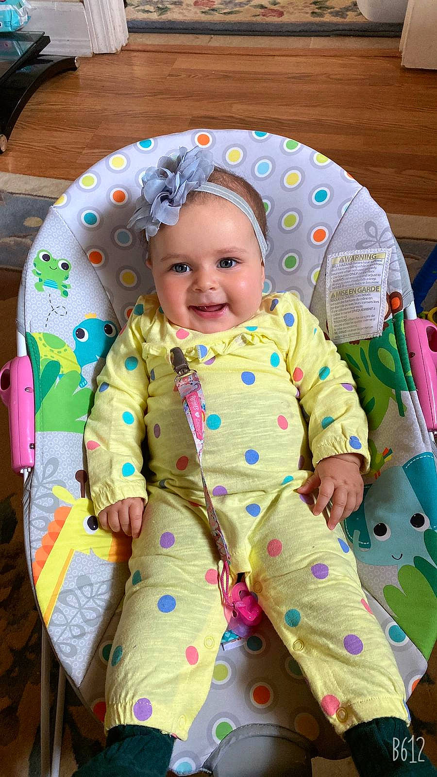 Hanna joined the competition — help win amazing prizes! baby, baby_products, baby_toddler_clothing, child, event, face, facial_expression, fun, happy, head, headwear, joy, linens, nightwear, pajamas, pattern, person, play, product, room