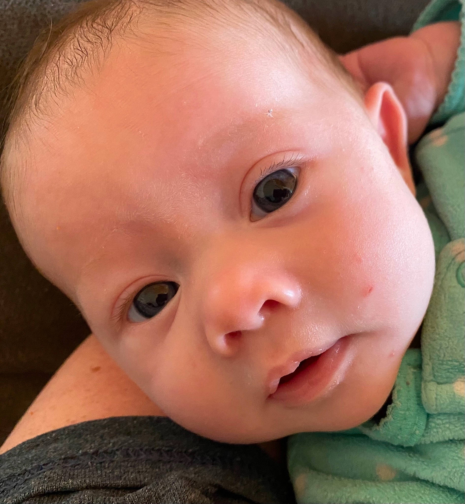 Anistyn joined the competition — help win amazing prizes! baby, baby_making_funny_faces, cheek, child, chin, ear, eye, eyebrow, eyelash, finger, forehead, happy, iris, jaw, lip, mouth, neck, nose, person, skin
