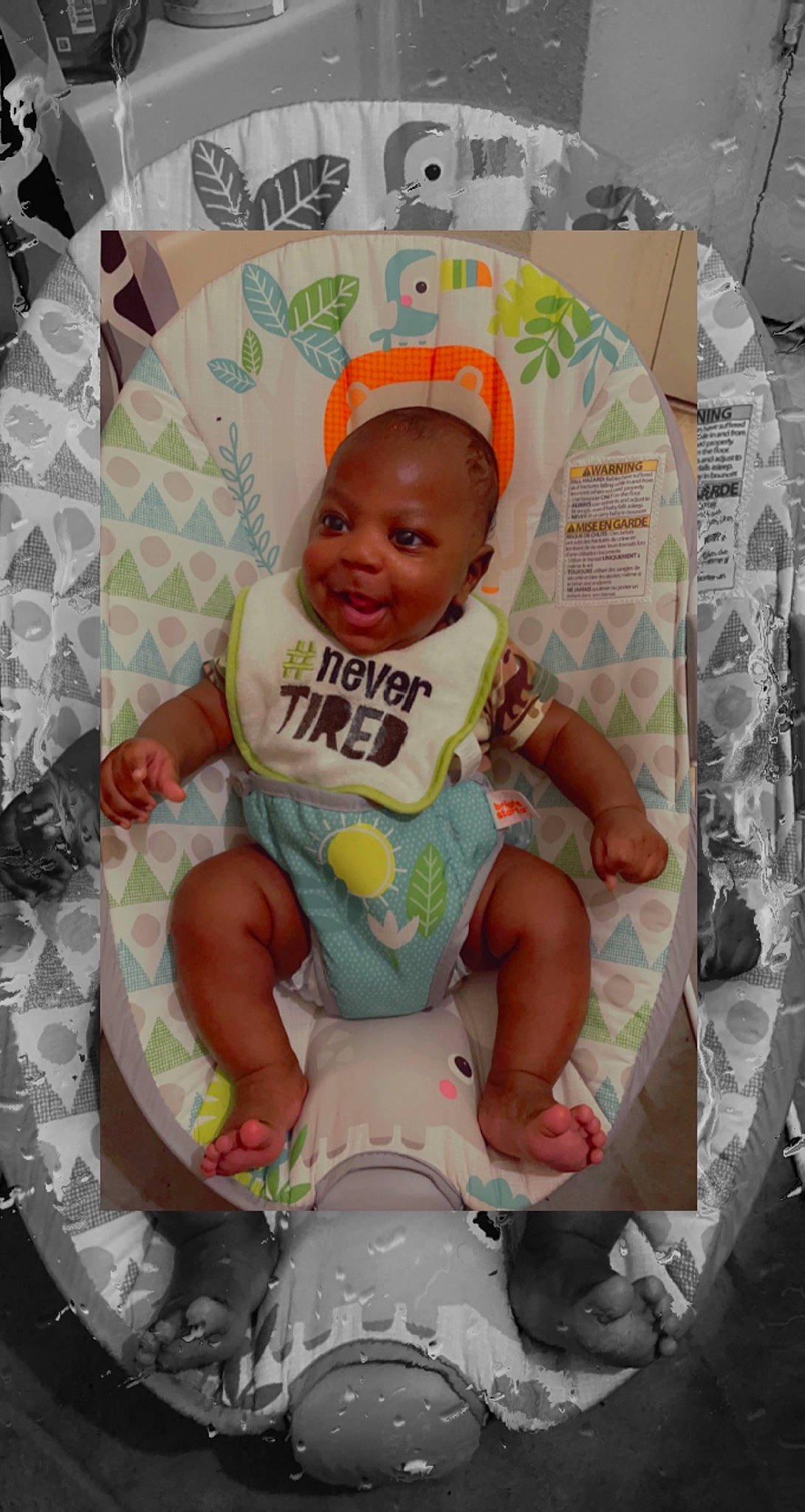Jmarkus Jr is registered to the contest to win money with this photo: baby, baby_products, baby_toddler_clothing, chair, child, comfort, fun, happy, head, linens, pattern, people, person, pink, play, shorts, sitting, sleeve, smile, t_shirt