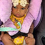 Alaya joined the competition — help win amazing prizes! accessories, baby, car, car_interior, carseat, clothing, cream, cushion, diaper, dress, face, hat, head, homedecor, person, photography, portrait, sitting, transportation, vehicle