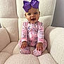 baby, babylaughing, chair, clothing, couch, cushion, face, furniture, happy, hat, head, homedecor, pants, person, photography, portrait, purple, sitting, sleeve, smile