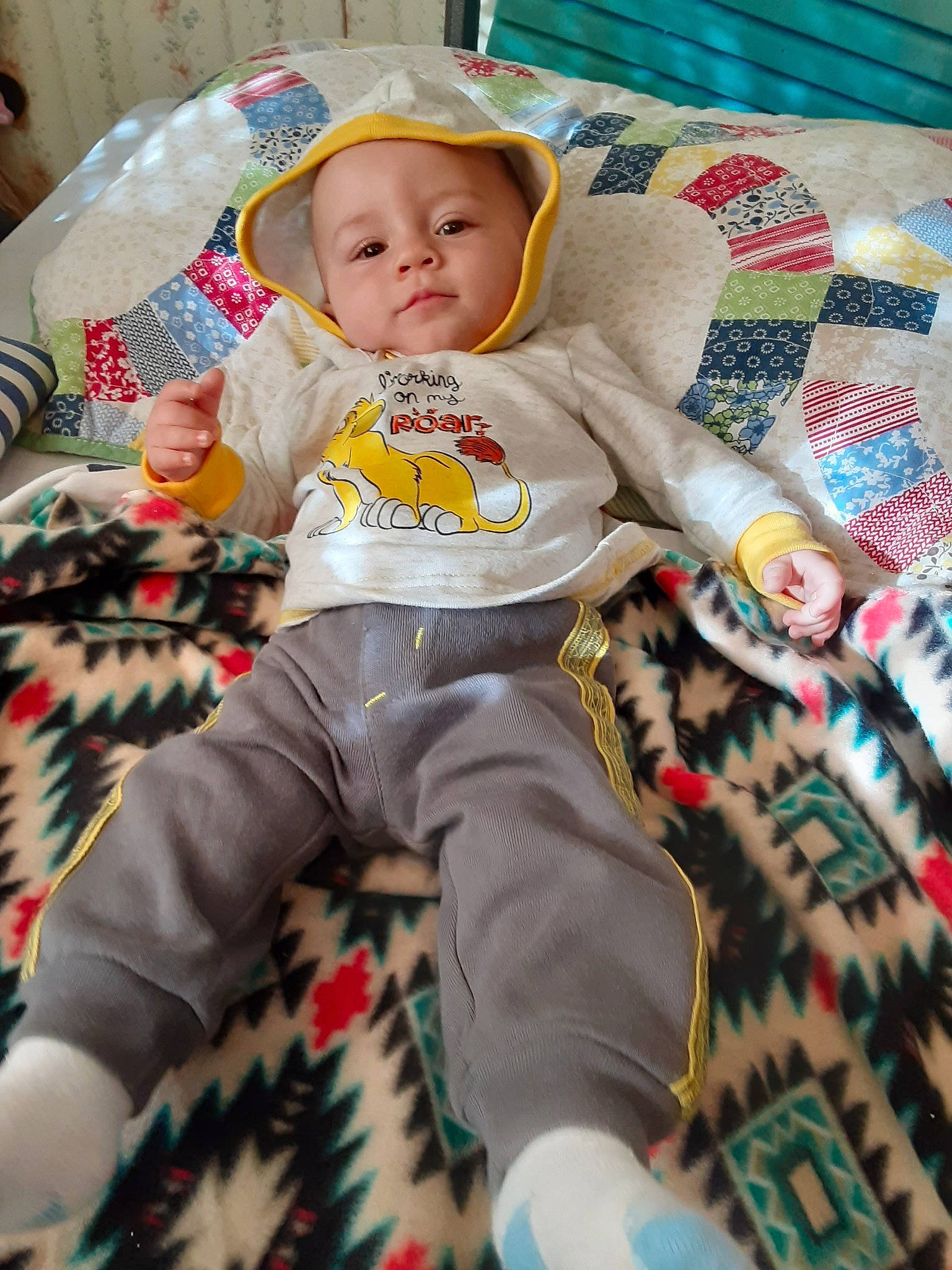 Kyle joined the competition — help win amazing prizes! baby, cheek, child, headwear, person, skin, smile, textile, toddler