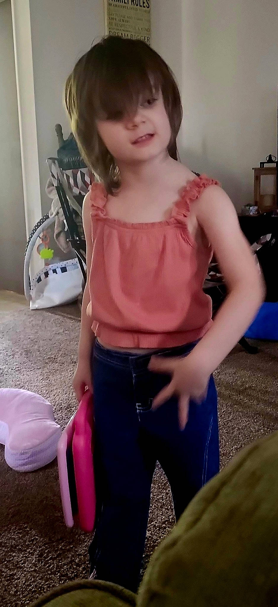 August joined the competition — help win amazing prizes! abdomen, chest, cool, eyelash, fashion_design, hair, head, human_body, human_leg, joint, knee, long_hair, neck, person, pink, shoulder, skin, sleeve, thigh, trunk