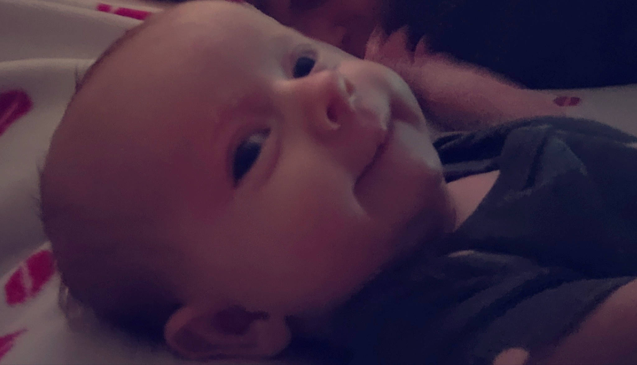 Audrey is registered to the contest to win money with this photo: baby, bedtime, cheek, chest, child, comfort, ear, eyebrow, eyelash, finger, flesh, fun, human_body, iris, lip, mouth, nose, person, skin, thumb