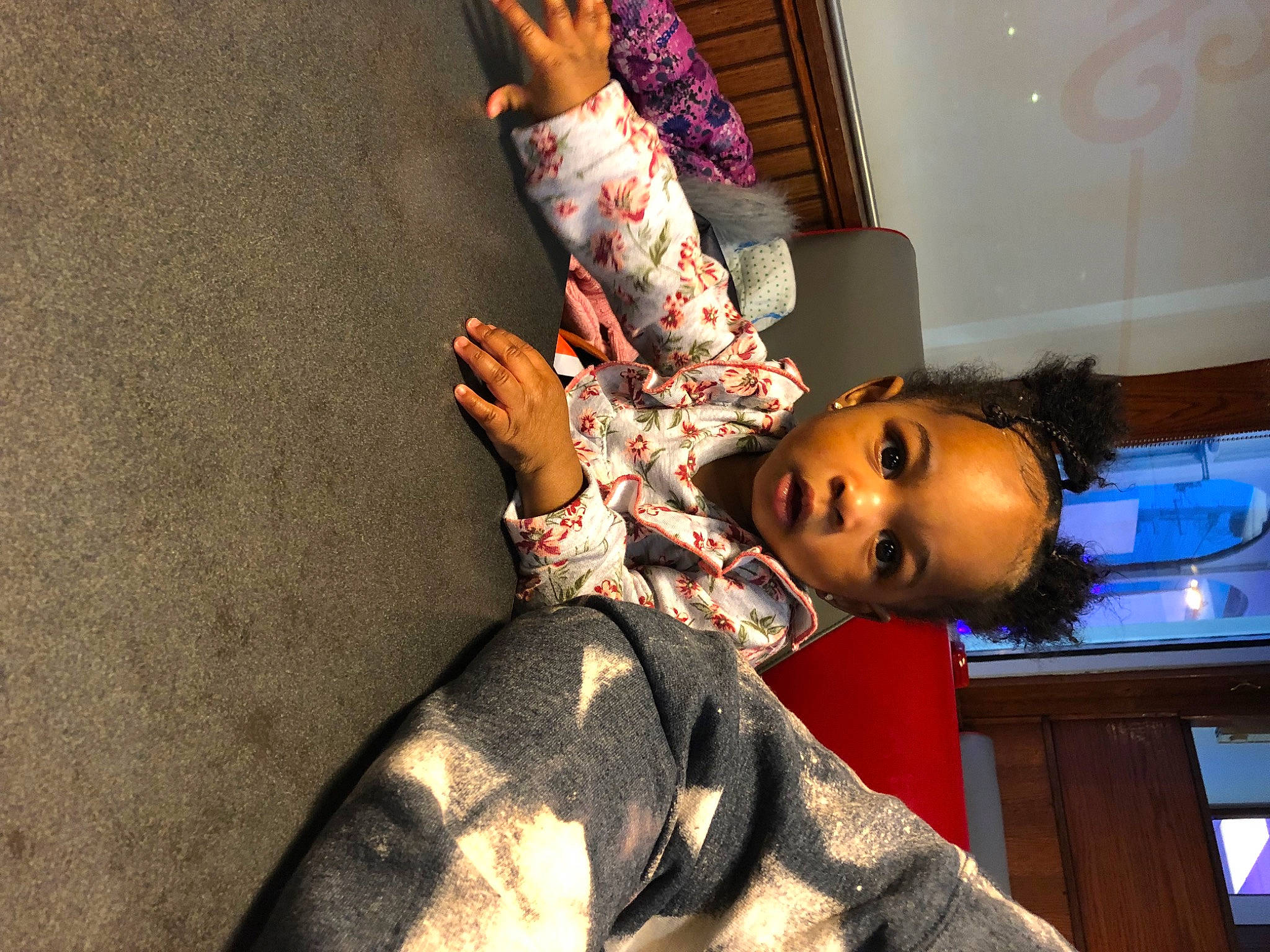 Chanel joined the competition — help win amazing prizes! child, elbow, event, fashion_design, flash_photography, flesh, flooring, fun, fur, gesture, hairstyle, hand, happy, human_body, human_leg, joint, person, room, sitting, skin