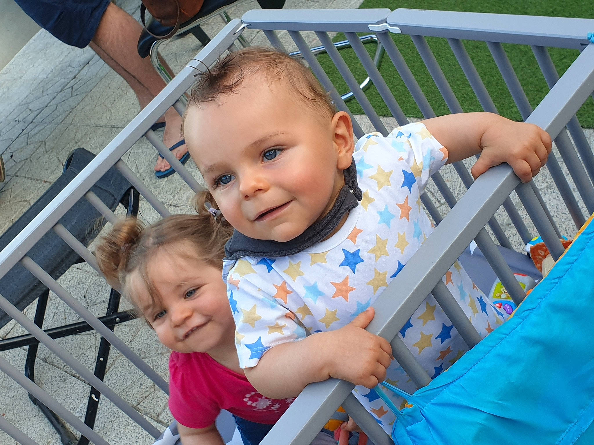 Matéï participe au concours pour gagner de l'argent avec cette photo : baby, baby_carriage, baby_products, child, joy, leisure, person, product, skin, smile, toddler, vacation