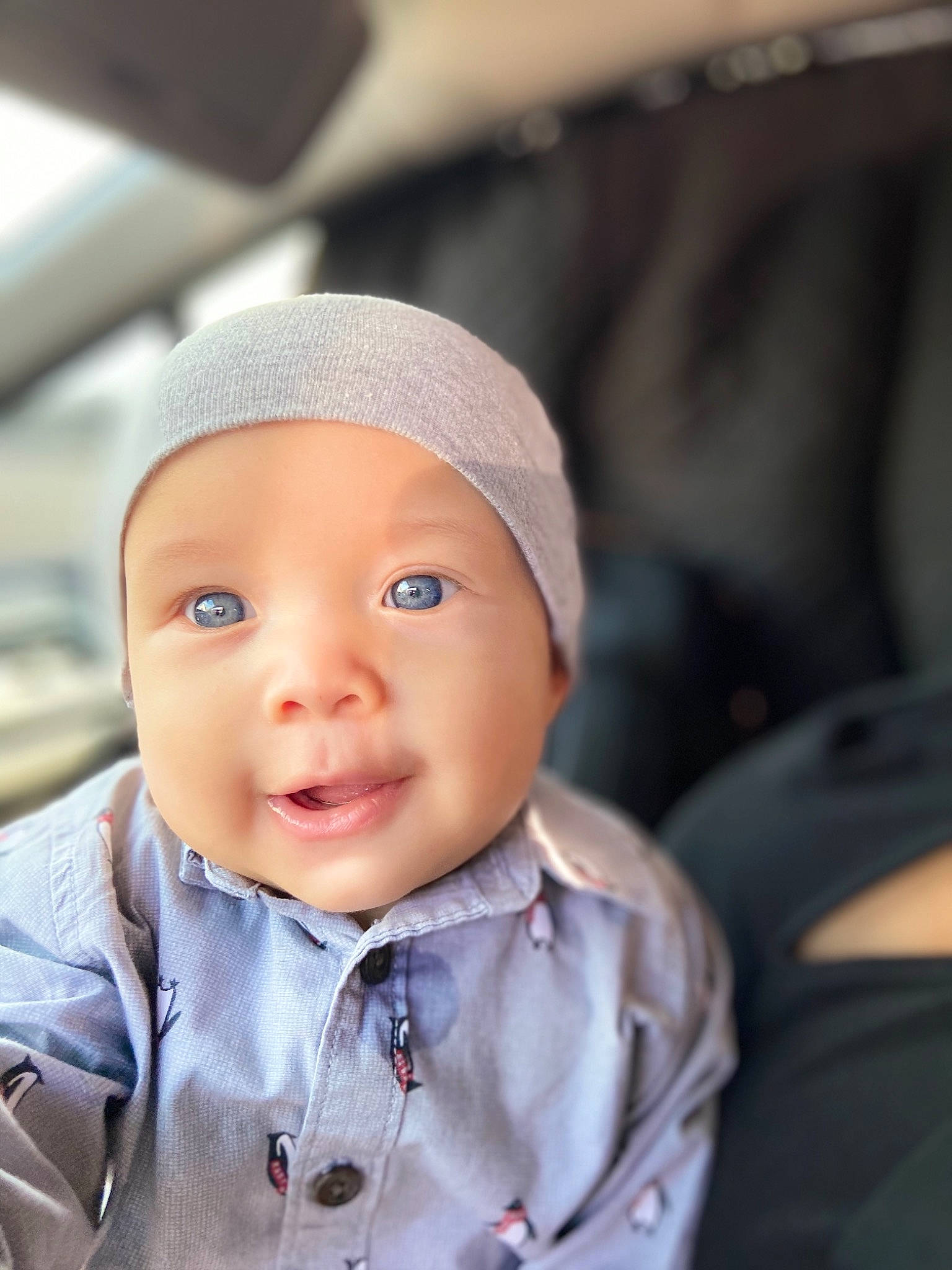 Matías is registered to the contest to win money with this photo: baby, beanie, cap, cheek, child, chin, cool, ear, eye, face, happy, head, headgear, lip, outerwear, people, person, portrait_photography, skin, smile